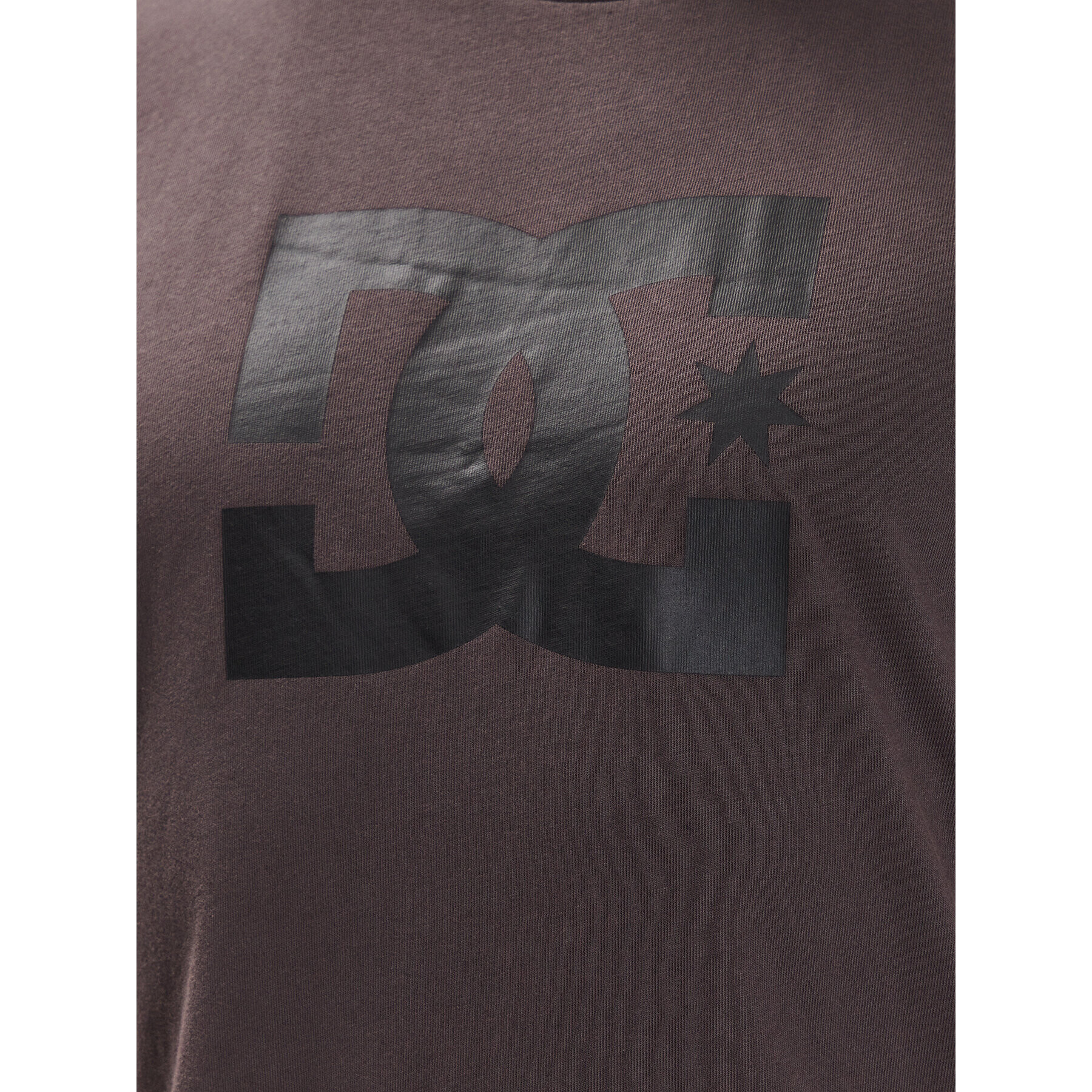 DC T-Shirt Pigment Dye ADYZT05223 Hnědá Relaxed Fit - Pepit.cz