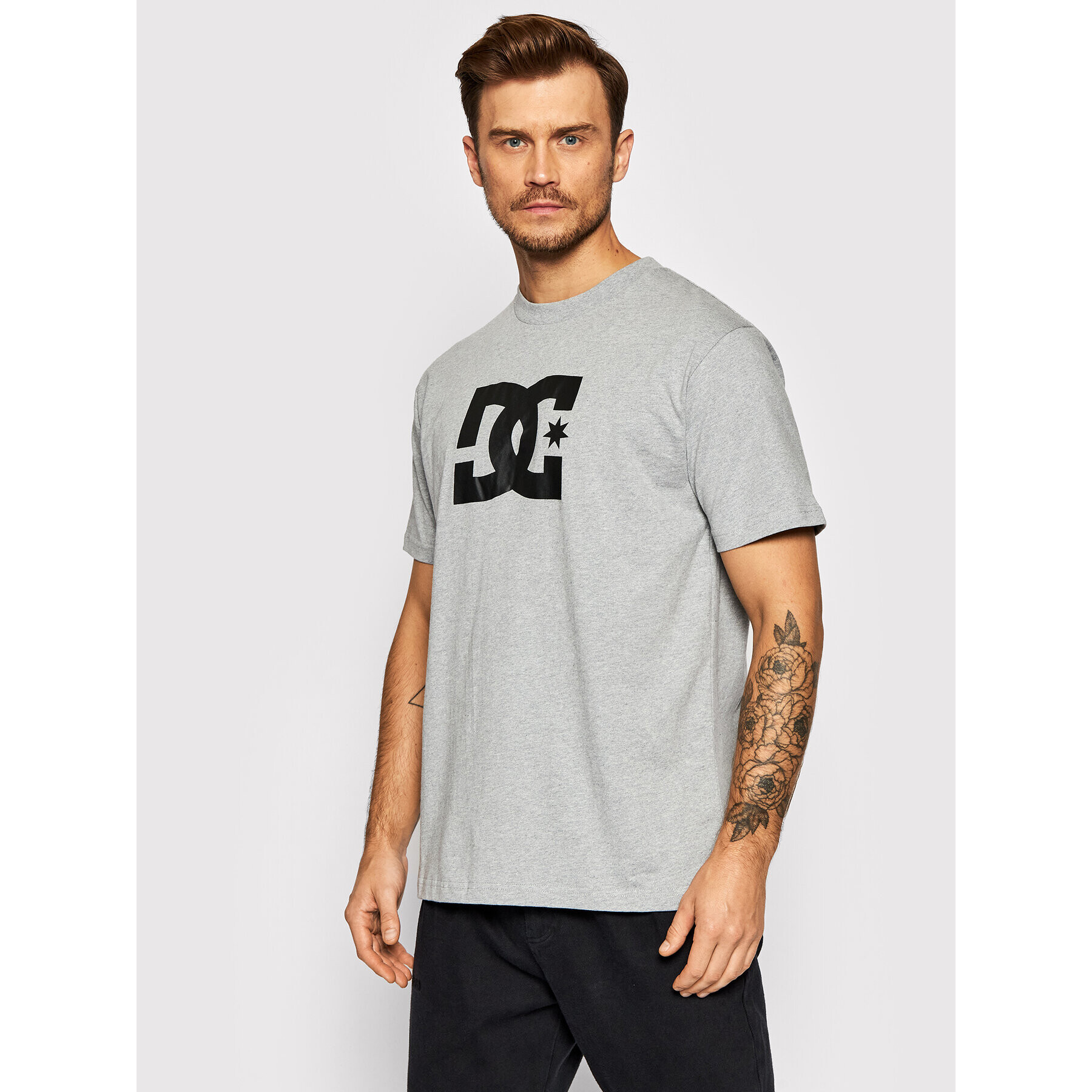 DC T-Shirt Star ADYZT04985 Šedá Classic Fit - Pepit.cz