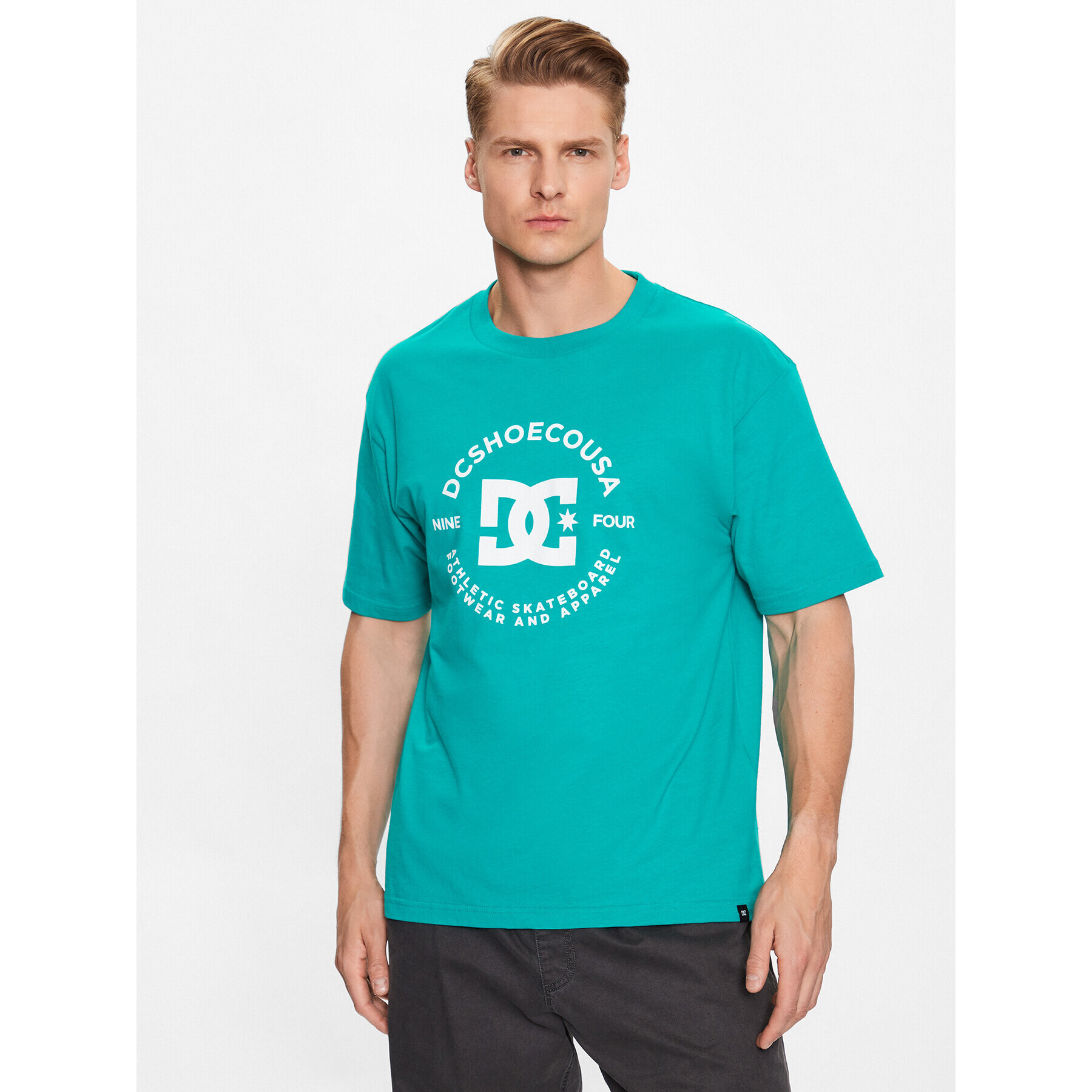 DC T-Shirt Star Pilot ADYZT04990 Zelená Regular Fit - Pepit.cz