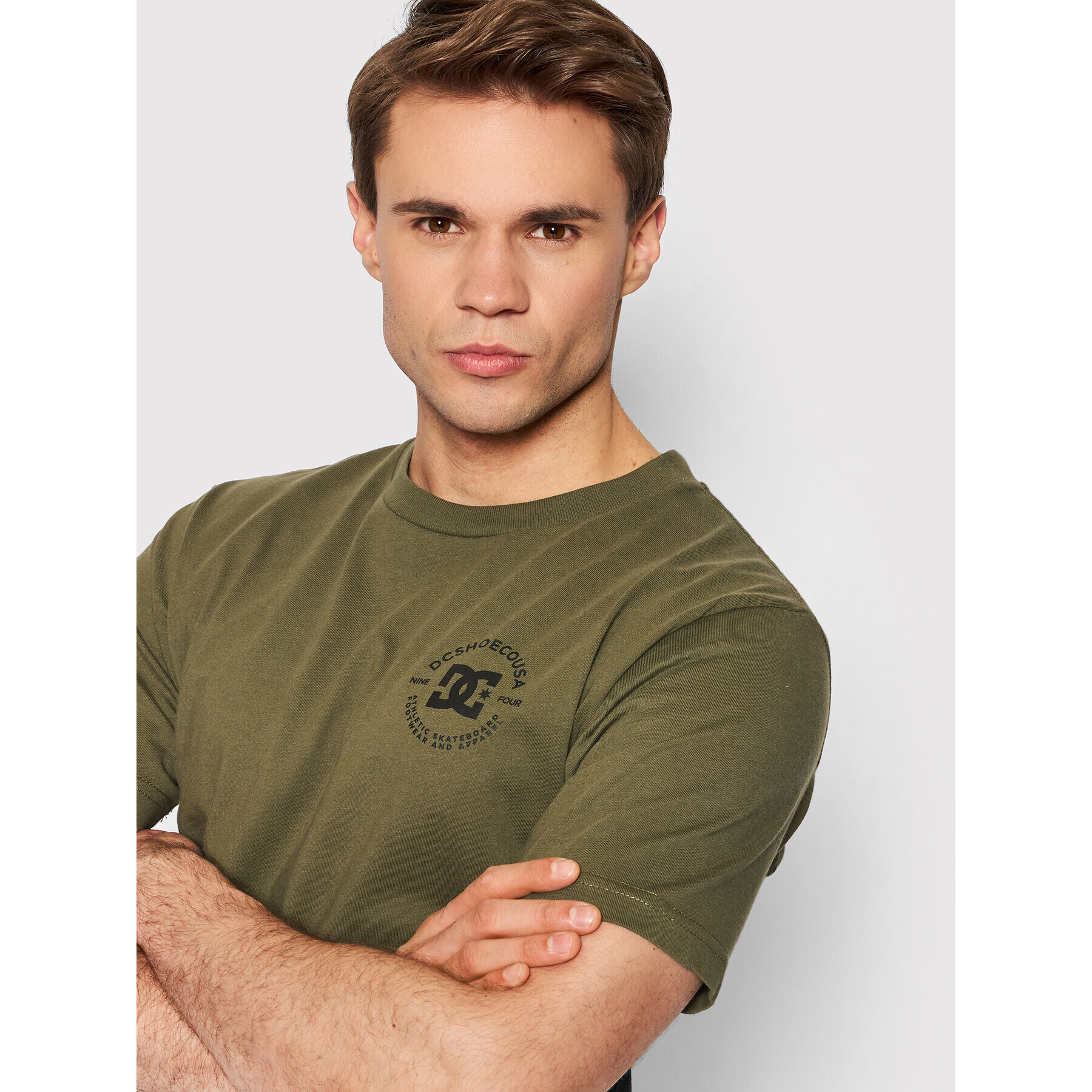 DC T-Shirt Star Pilot ADYZT04991 Zelená Regular Fit - Pepit.cz