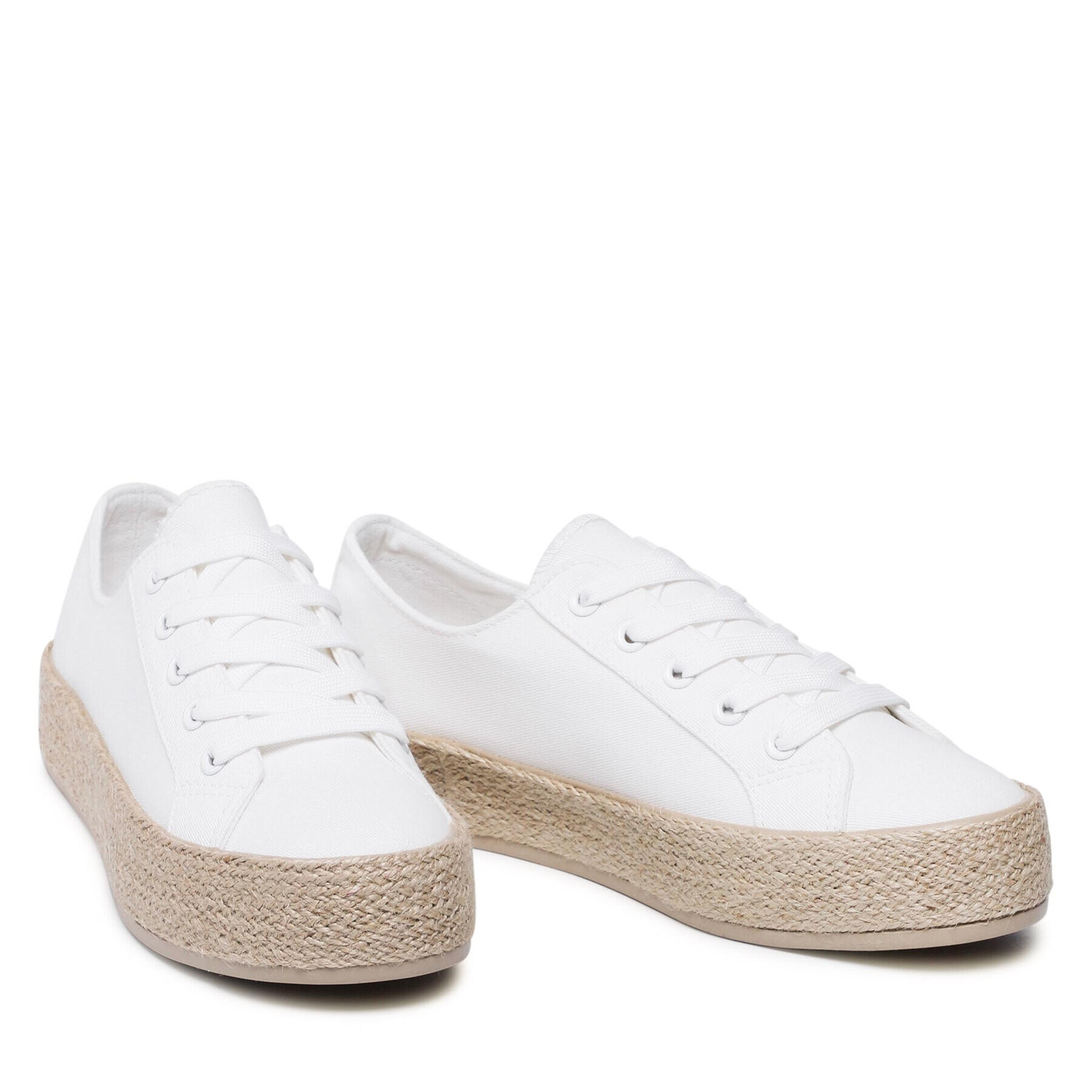 DeeZee Espadrilky WS19130-3 Bílá - Pepit.cz