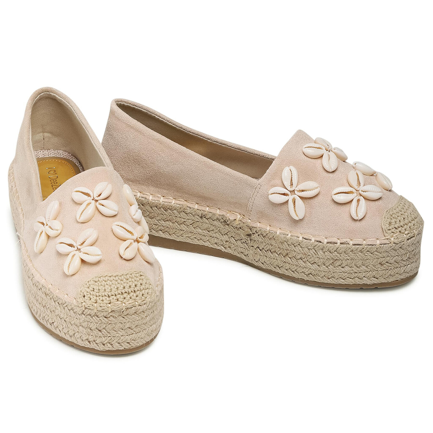 DeeZee Espadrilky WSS20391-01 Béžová - Pepit.cz