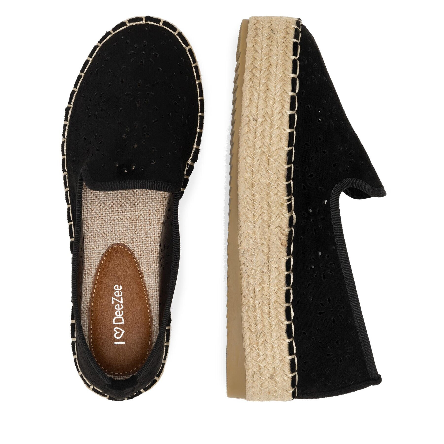 DeeZee Espadrilky WSS20459-01 Černá - Pepit.cz