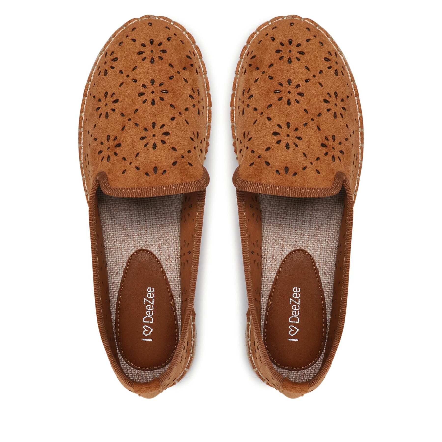 DeeZee Espadrilky WSS20459-01 Hnědá - Pepit.cz