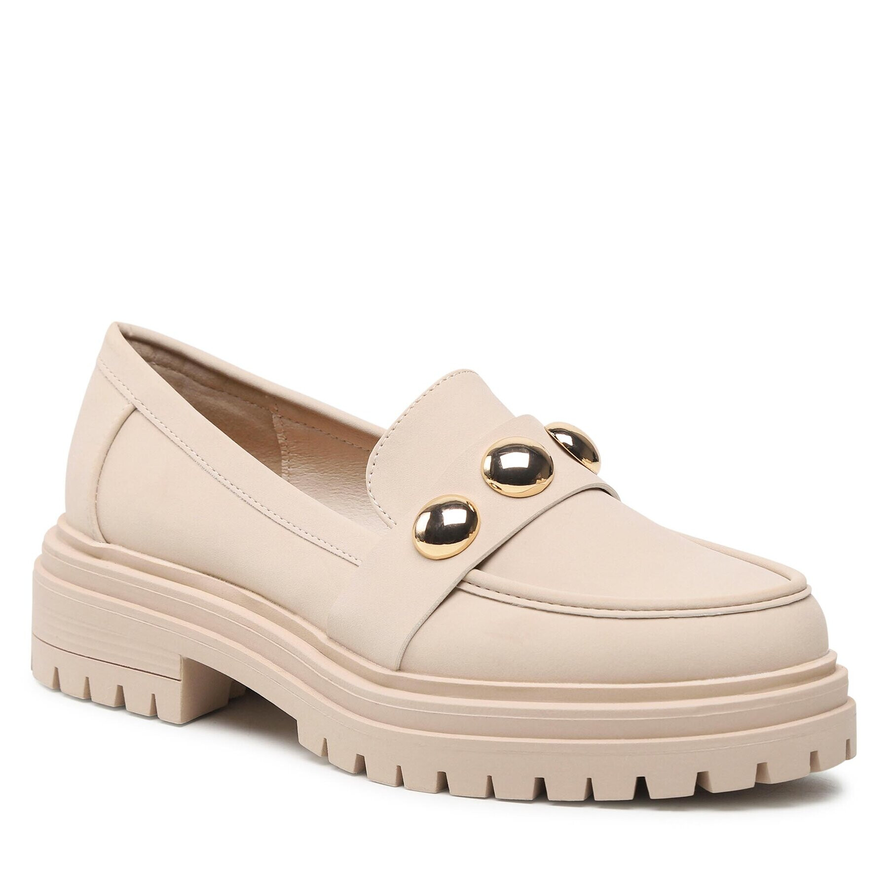 DeeZee Loafersy Modern Time WS5195-31 Béžová - Pepit.cz