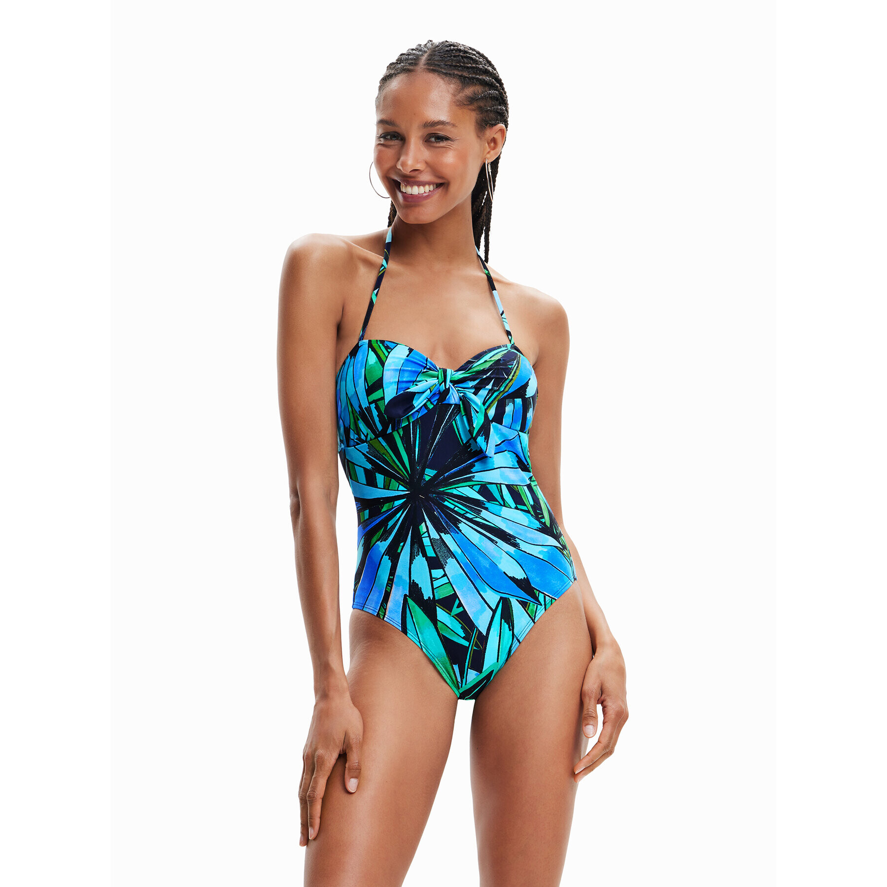 Desigual Bikiny Rainforest 23SWMK35 Modrá - Pepit.cz