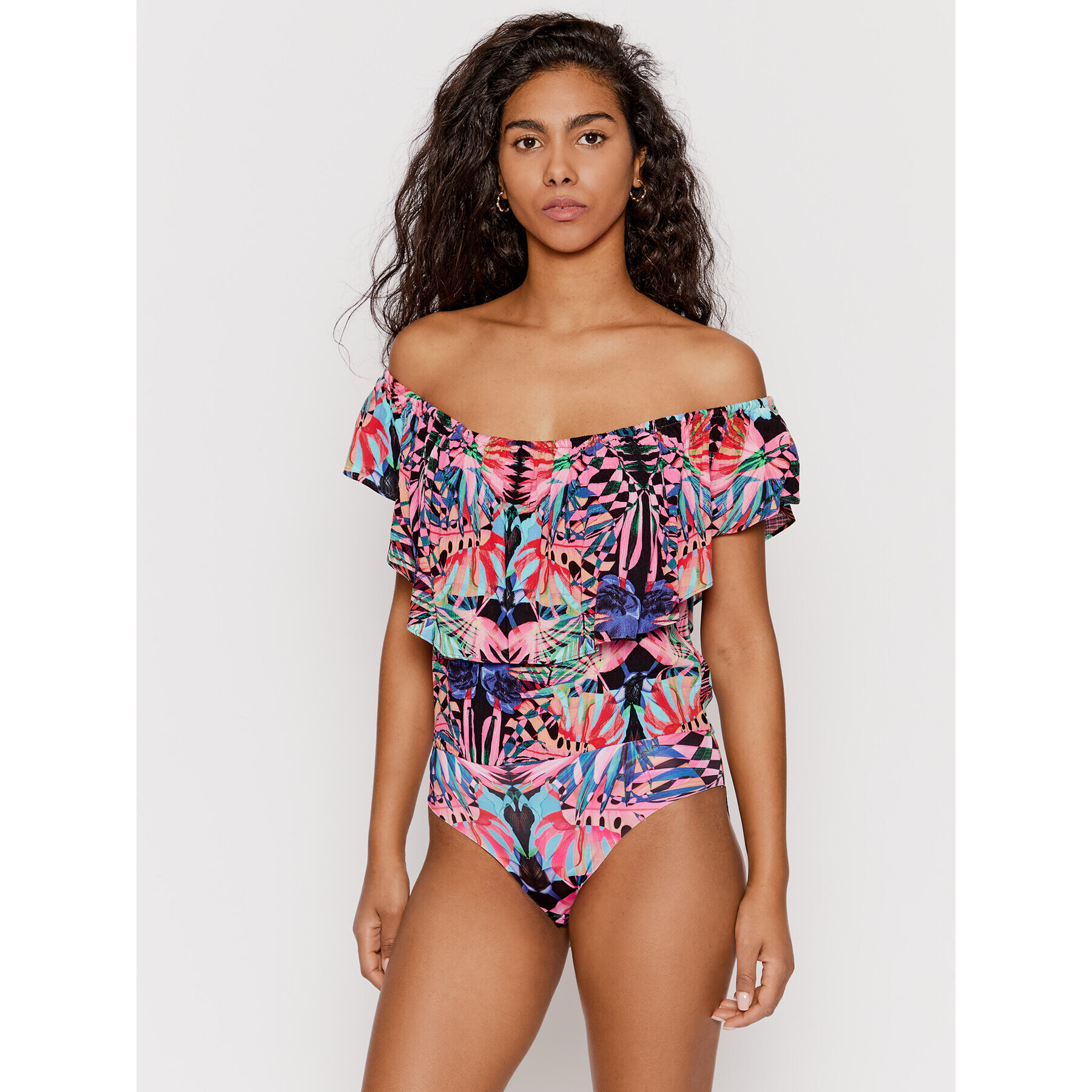 Desigual Body Poppy 22SWBW33 Barevná Slim Fit - Pepit.cz