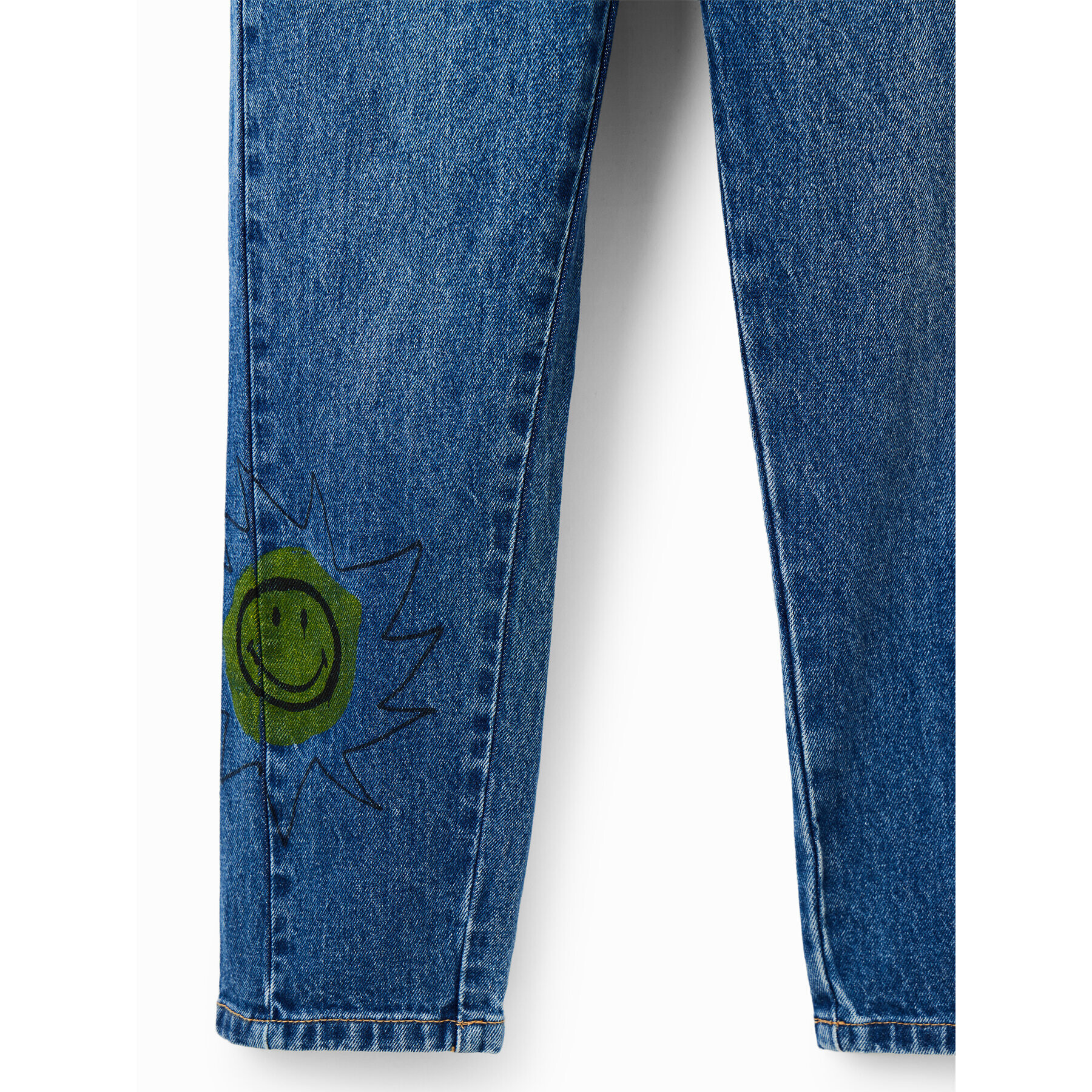 Desigual Jeansy 23SBDD02 Modrá Regular Fit - Pepit.cz