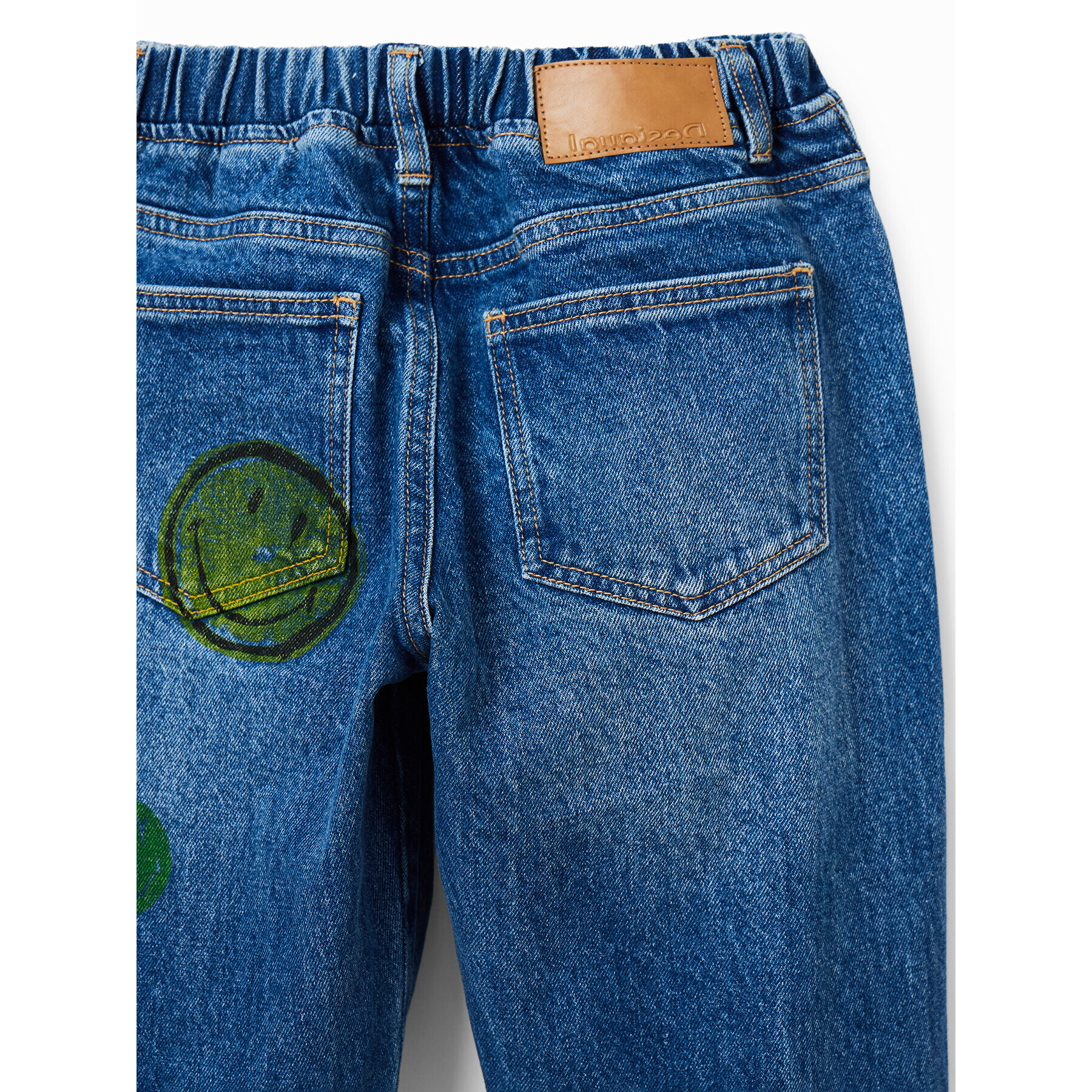 Desigual Jeansy 23SBDD02 Modrá Regular Fit - Pepit.cz