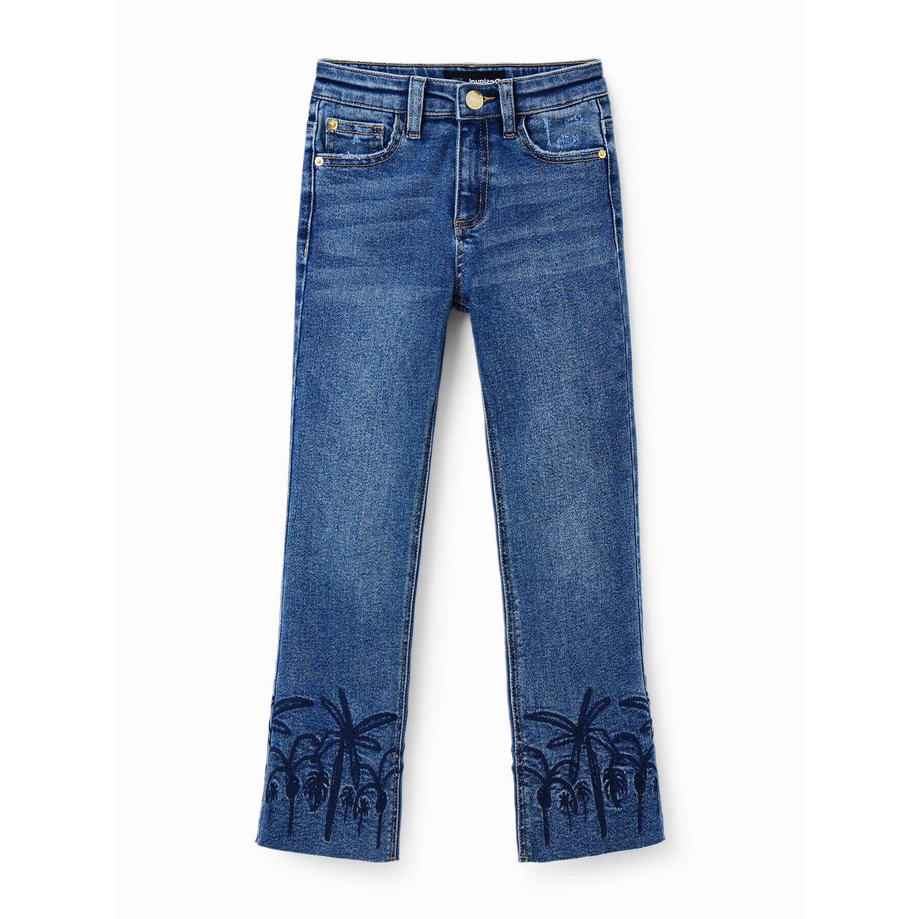 Desigual Jeansy 23SGDD06 Šedá Regular Fit - Pepit.cz