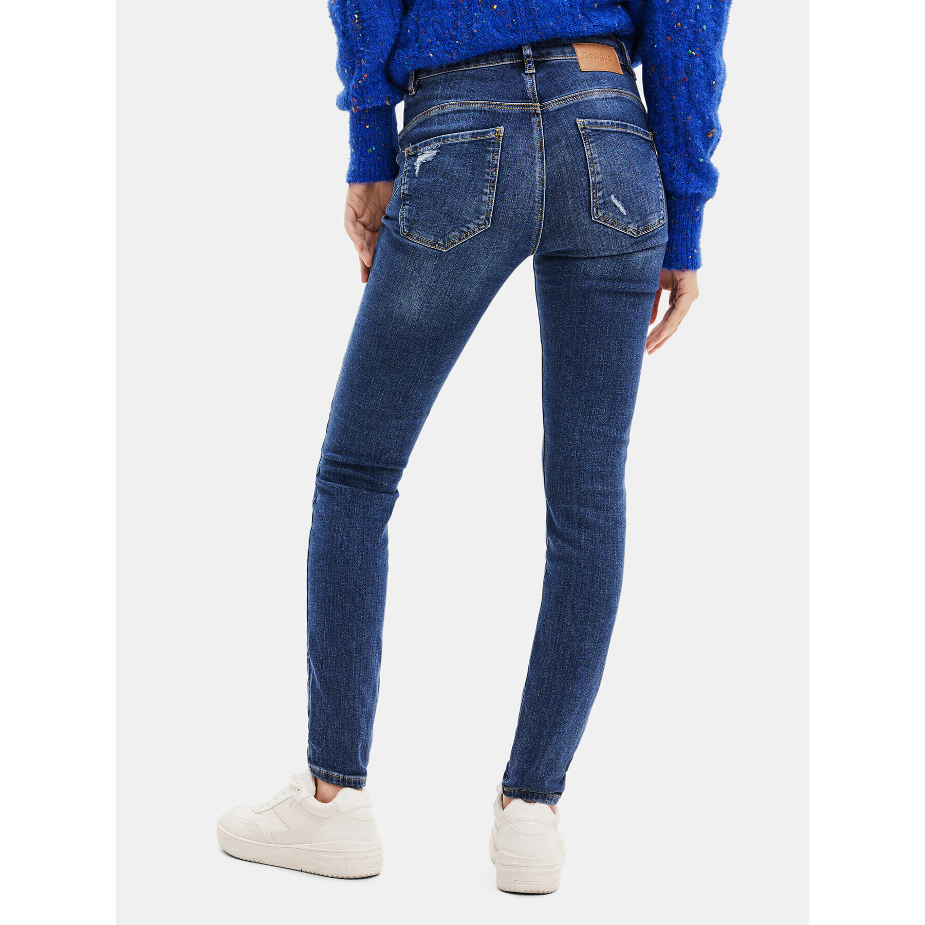 Desigual Jeansy 23WWDD17 Modrá Slim Fit - Pepit.cz