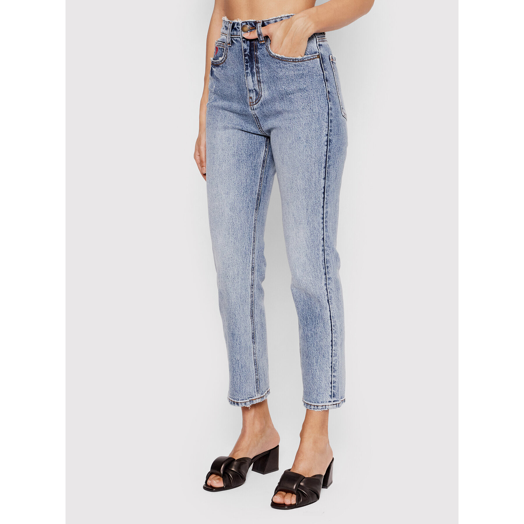 Desigual Jeansy Davinia 22SWDD01 Modrá Regular Fit - Pepit.cz