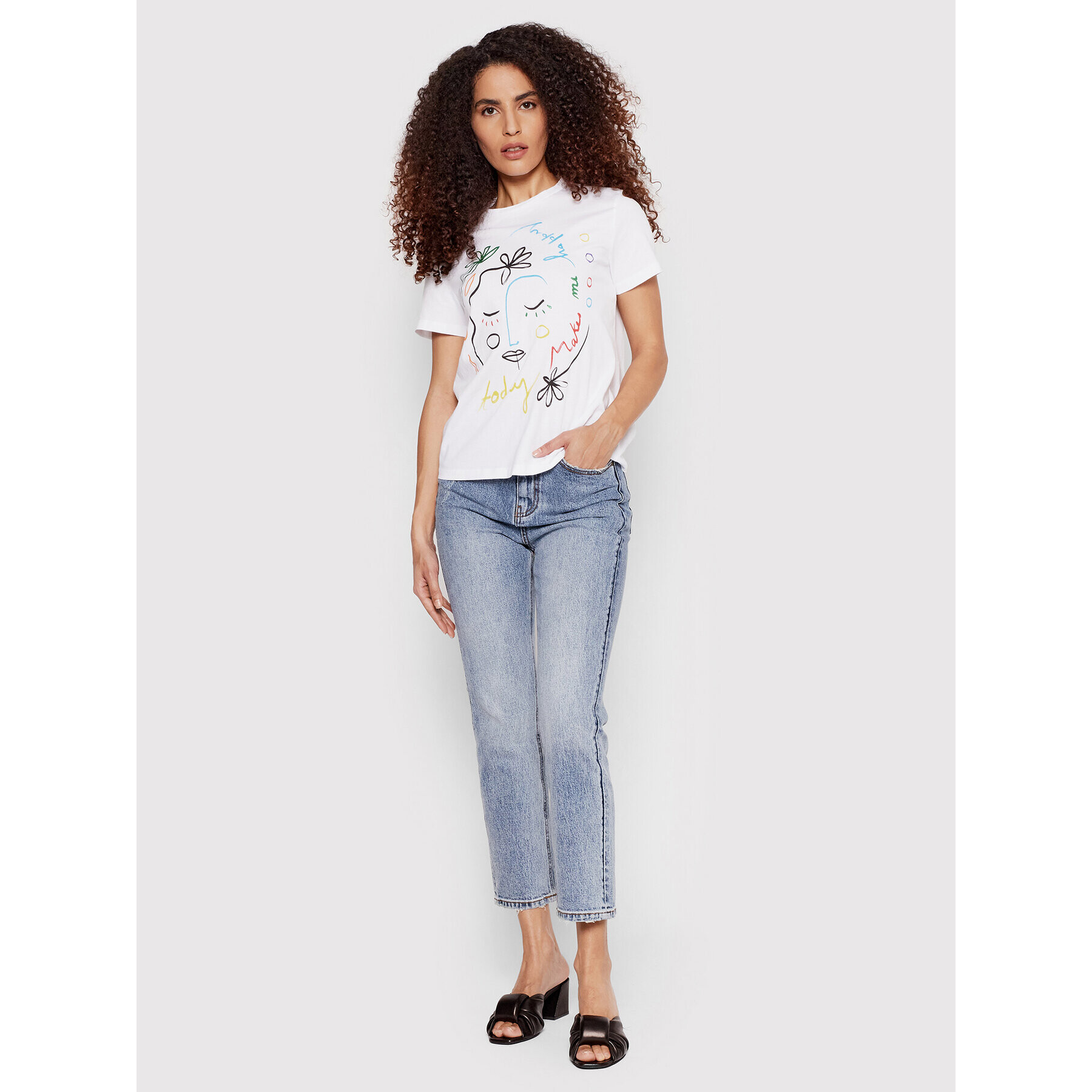 Desigual Jeansy Davinia 22SWDD01 Modrá Regular Fit - Pepit.cz