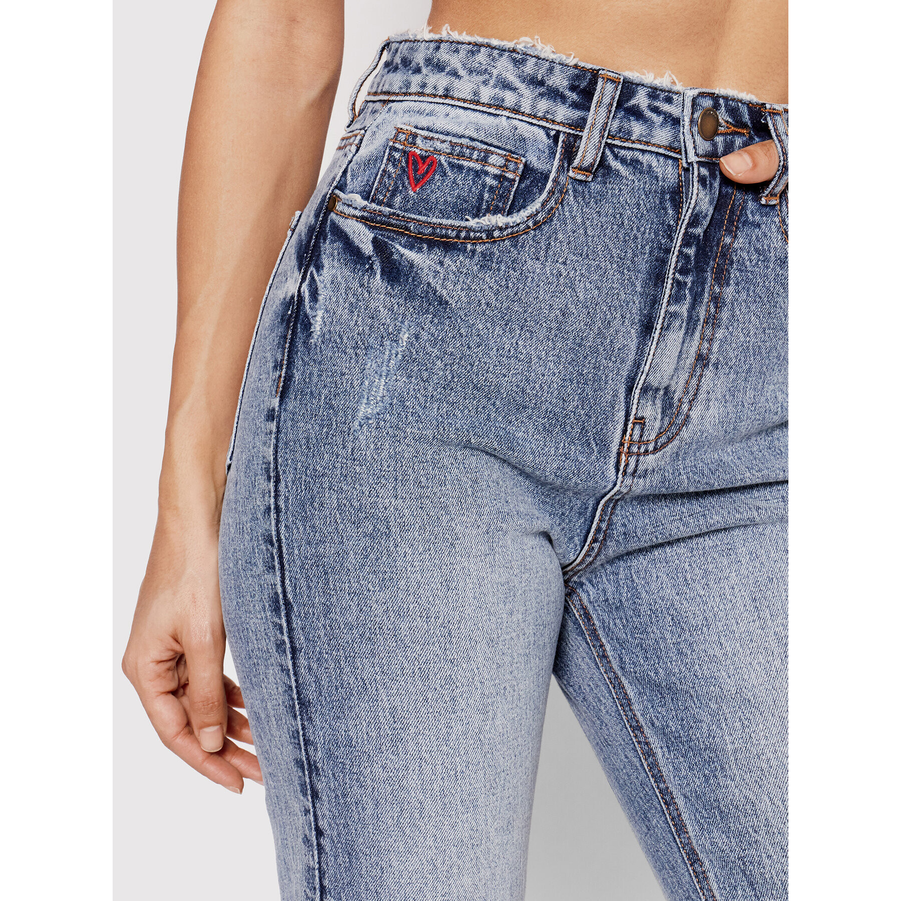 Desigual Jeansy Davinia 22SWDD01 Modrá Regular Fit - Pepit.cz