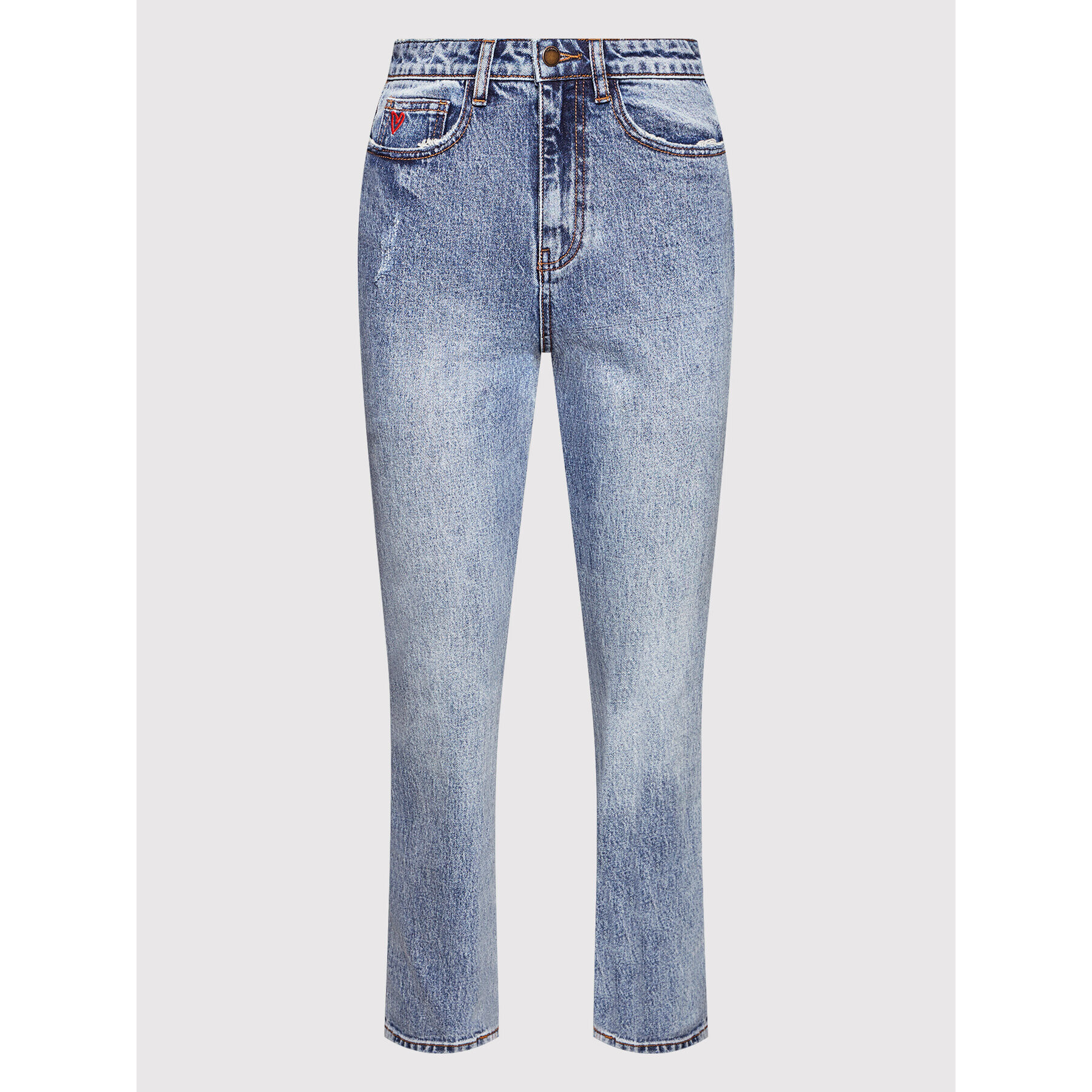 Desigual Jeansy Davinia 22SWDD01 Modrá Regular Fit - Pepit.cz