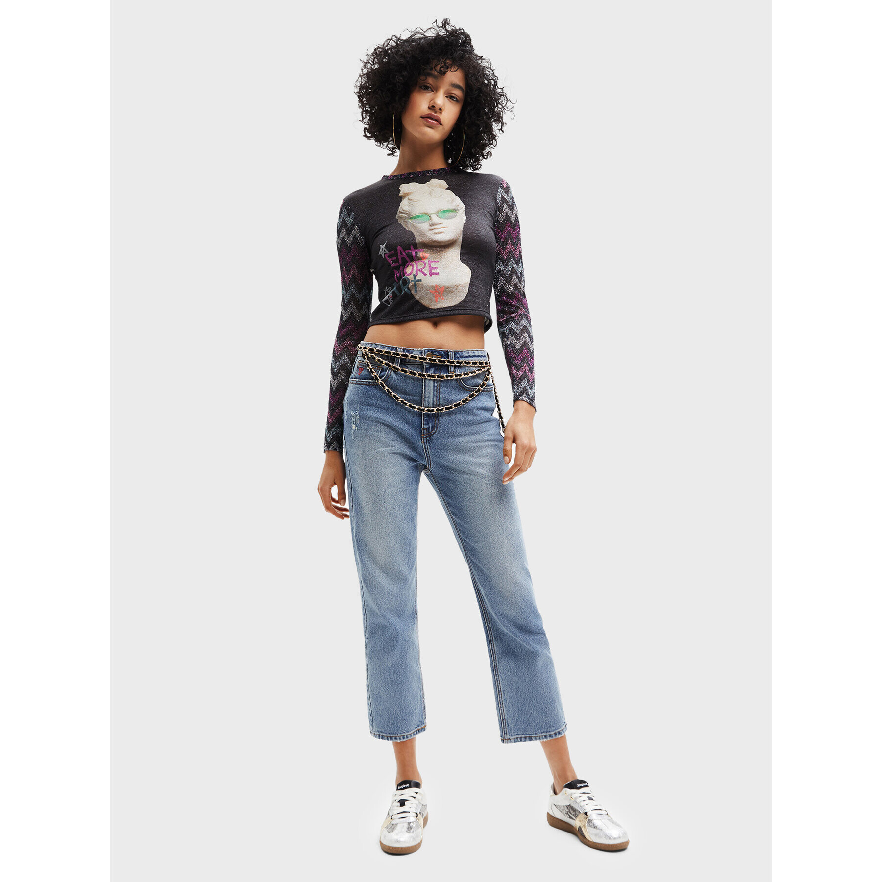 Desigual Jeansy Kerell 22WWDD26 Modrá Regular Fit - Pepit.cz