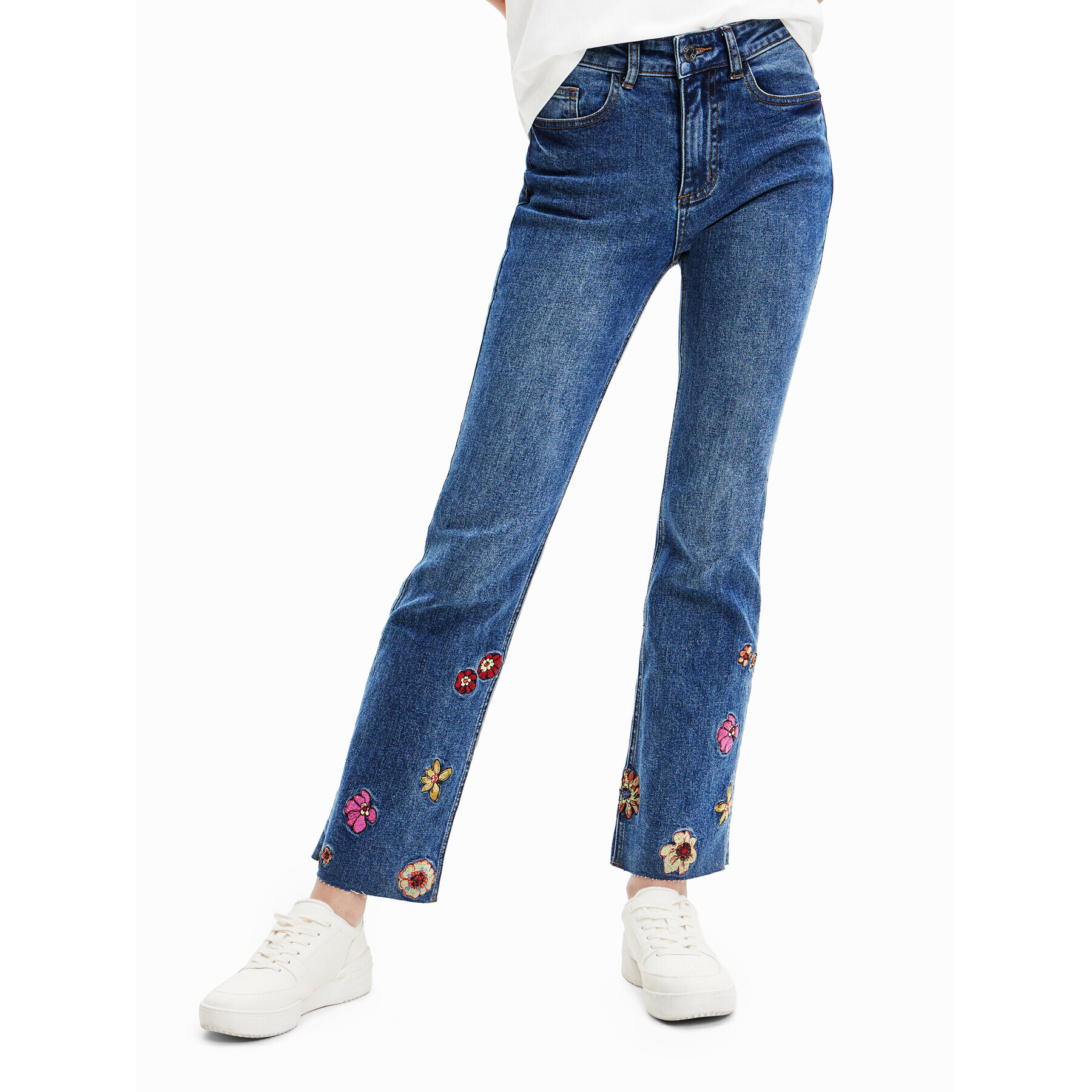 Desigual Jeansy Nicole 23SWDD68 Modrá Regular Fit - Pepit.cz