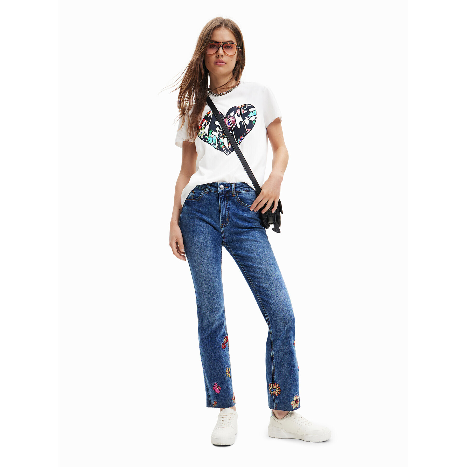 Desigual Jeansy Nicole 23SWDD68 Modrá Regular Fit - Pepit.cz