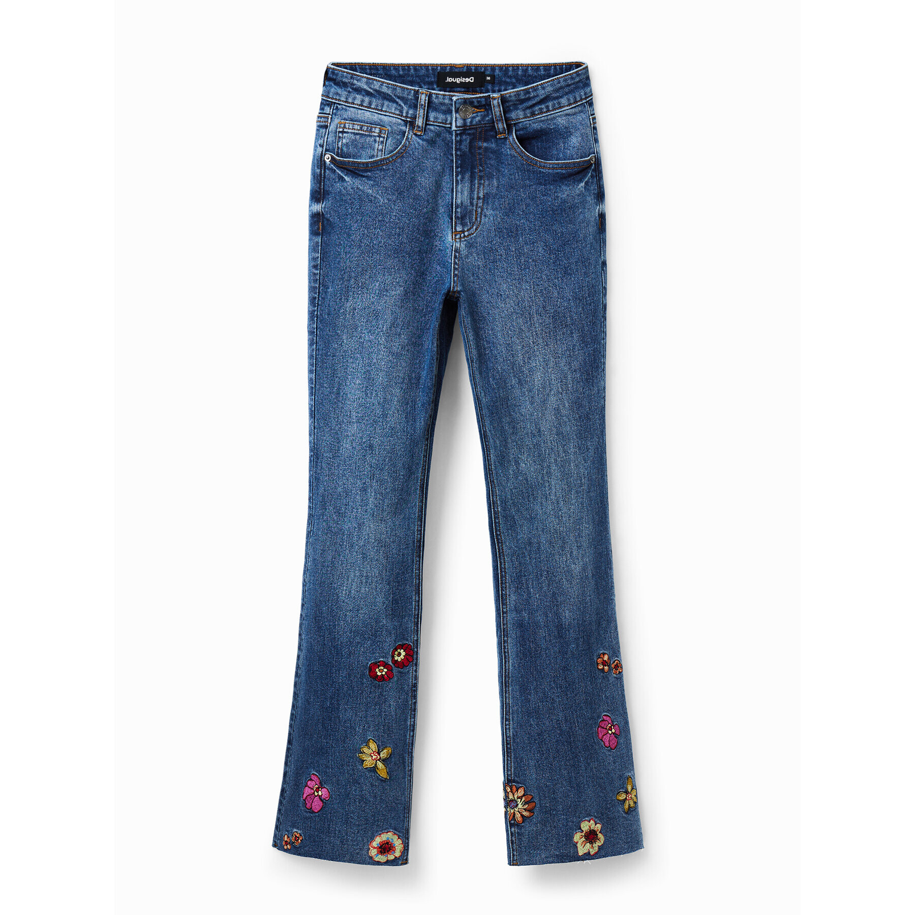 Desigual Jeansy Nicole 23SWDD68 Modrá Regular Fit - Pepit.cz