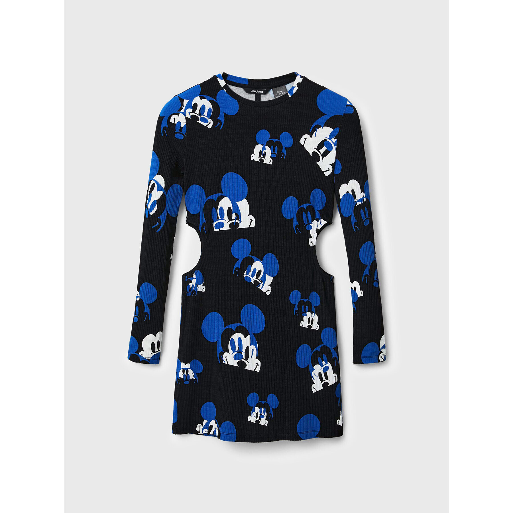 Desigual Každodenní šaty DISNEY Faces Mickey 22WWVK43 Černá Slim Fit - Pepit.cz