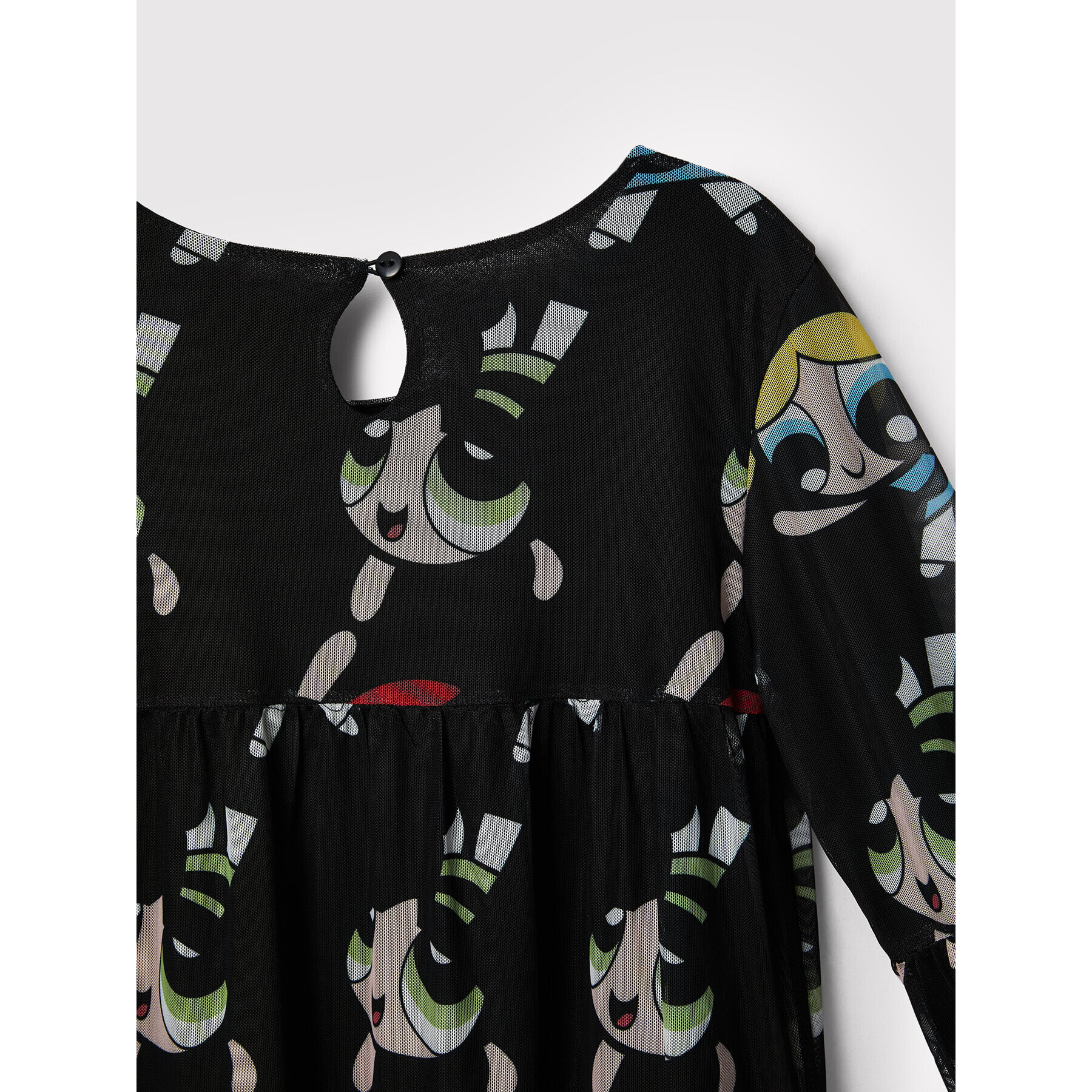 Desigual Každodenní šaty THE POWERPUFF GIRLS 22WGVK18 Černá Relaxed Fit - Pepit.cz