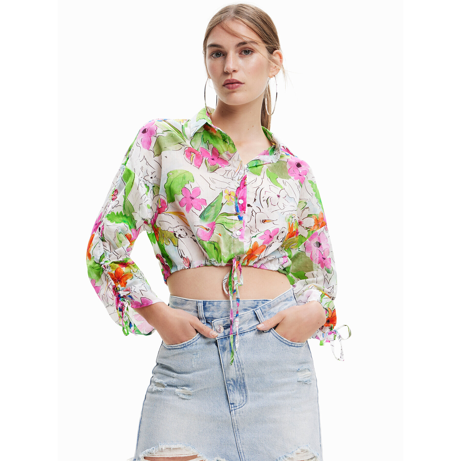 Desigual Košile 23SWCW41 Barevná Regular Fit - Pepit.cz