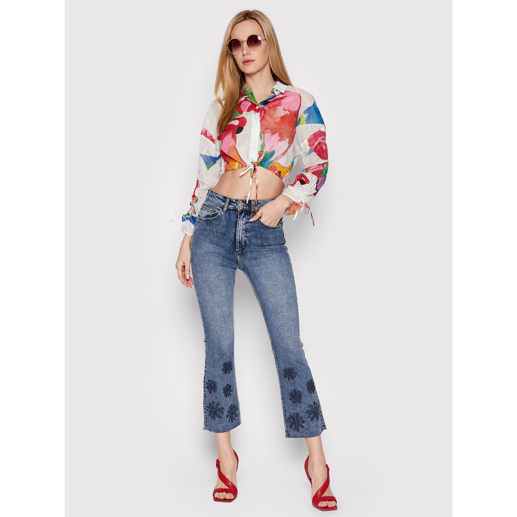 Desigual Košile Kailua 22SWCW23 Barevná Regular Fit - Pepit.cz