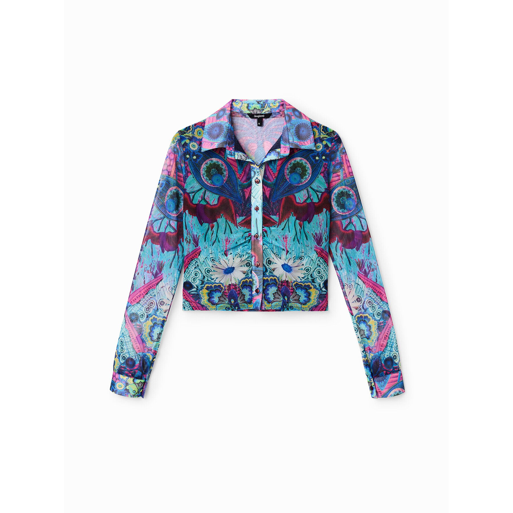 Desigual Košile MONSIEUR CHRISTIAN LACROIX Lua 23SWTKBW Modrá Regular Fit - Pepit.cz