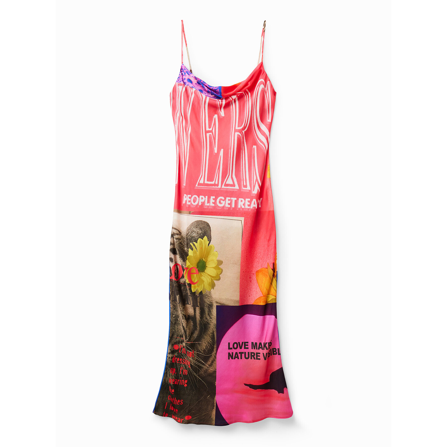 Desigual Letní šaty Montpellier 23SWVW38 Růžová Regular Fit - Pepit.cz