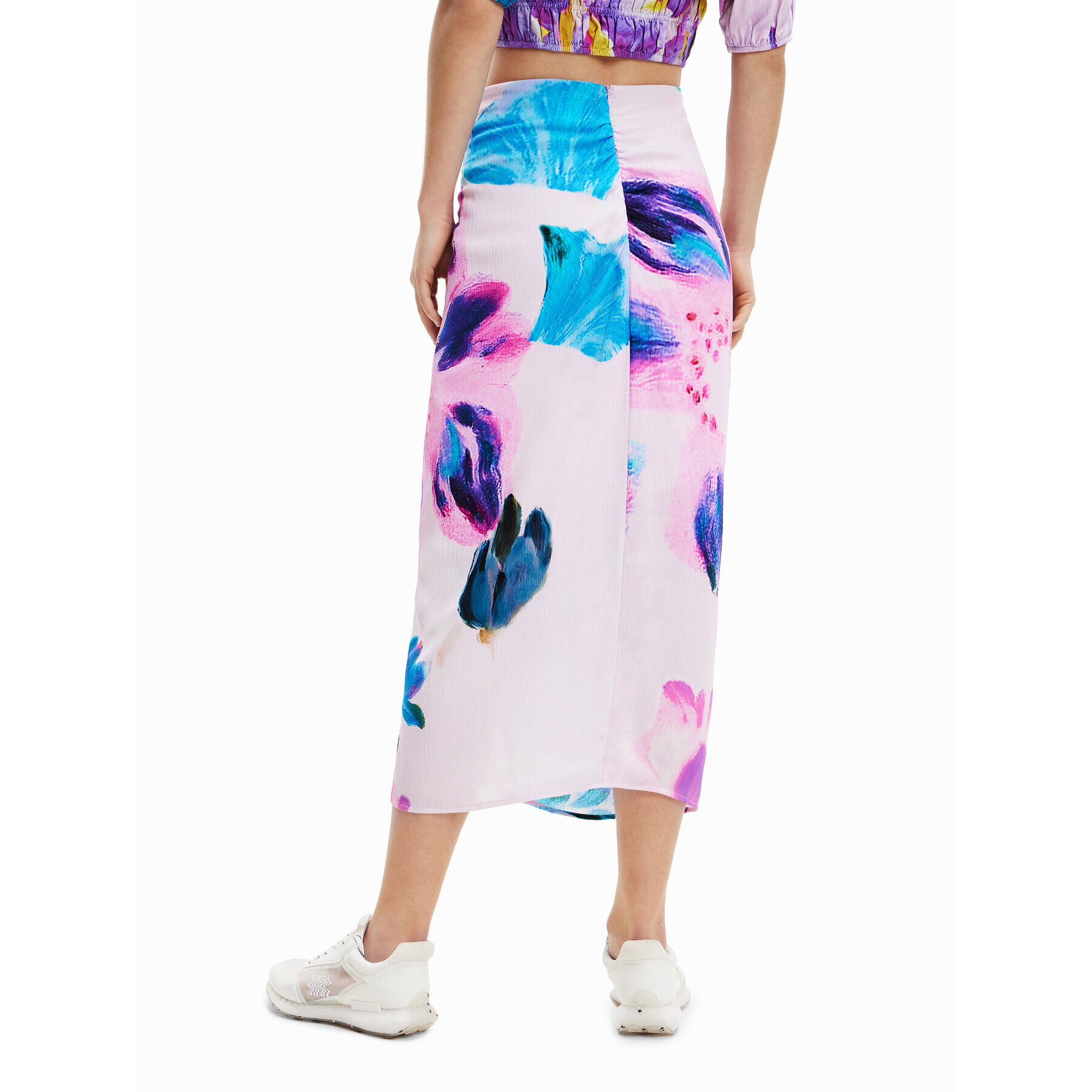 Desigual Midi sukně June-Lacroix 23SWFW25 Barevná Regular Fit - Pepit.cz