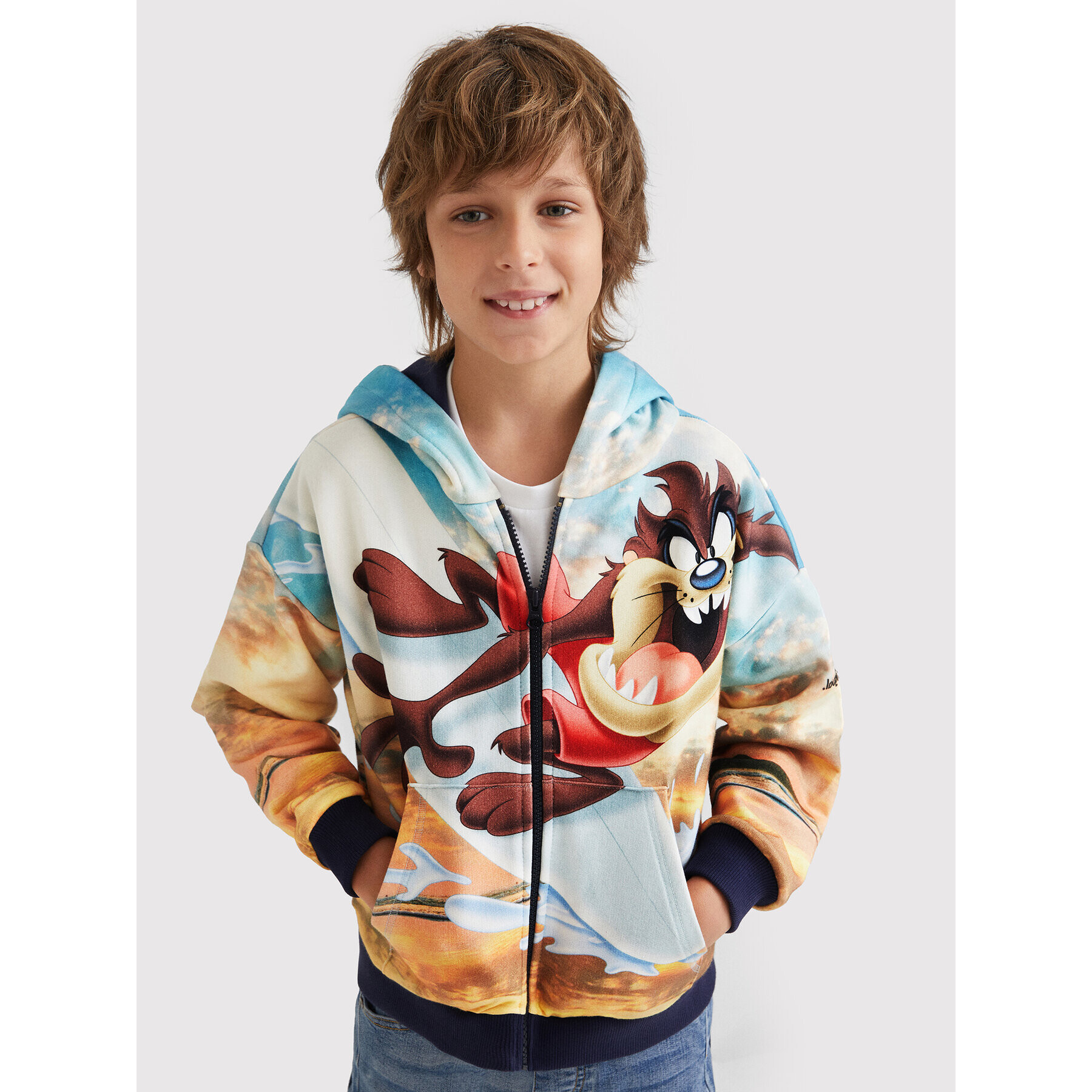 Desigual Mikina LOONEY TUNES Hercules 22SBSK07 Barevná Regular Fit - Pepit.cz