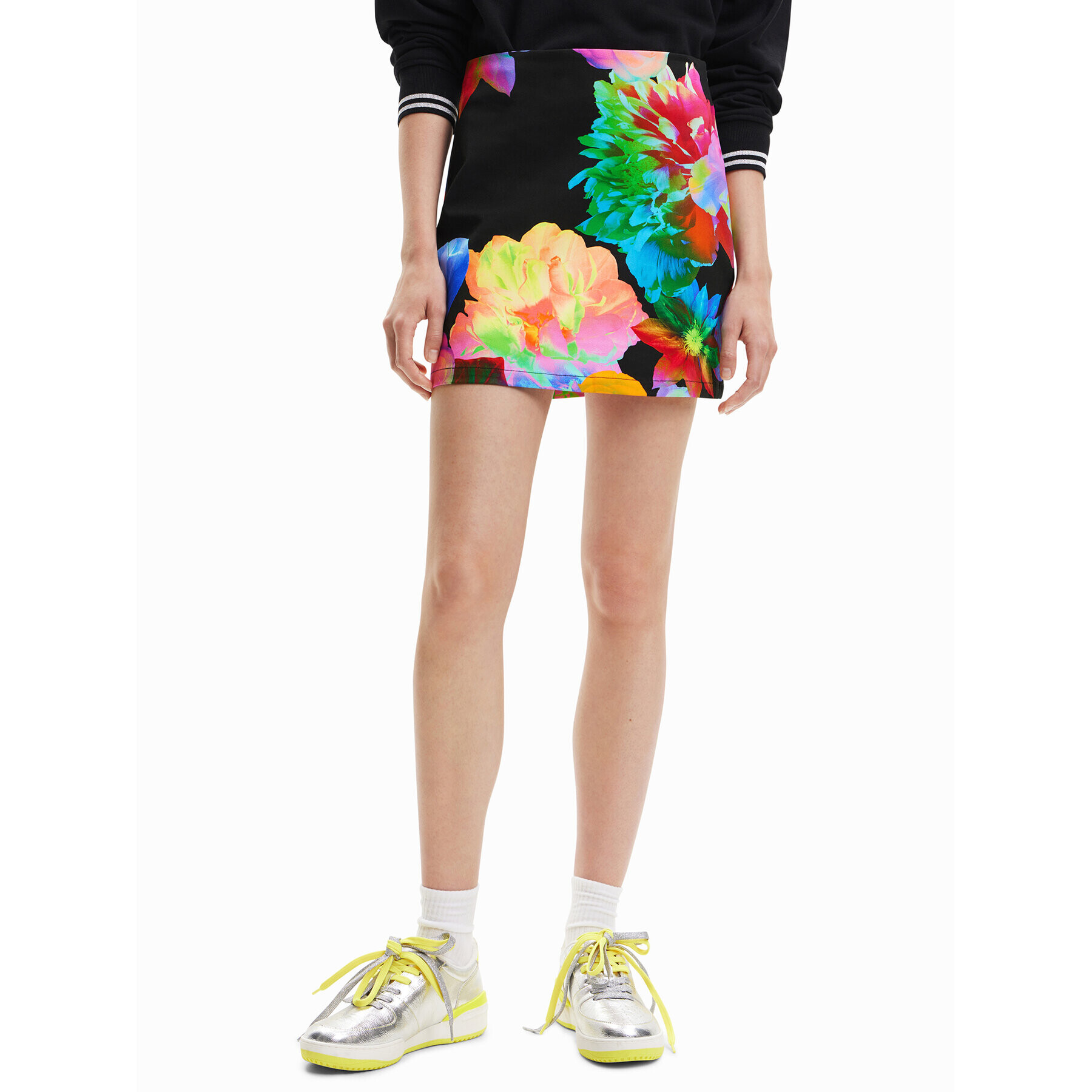 Desigual Mini sukně 23SWFW09 Barevná Slim Fit - Pepit.cz