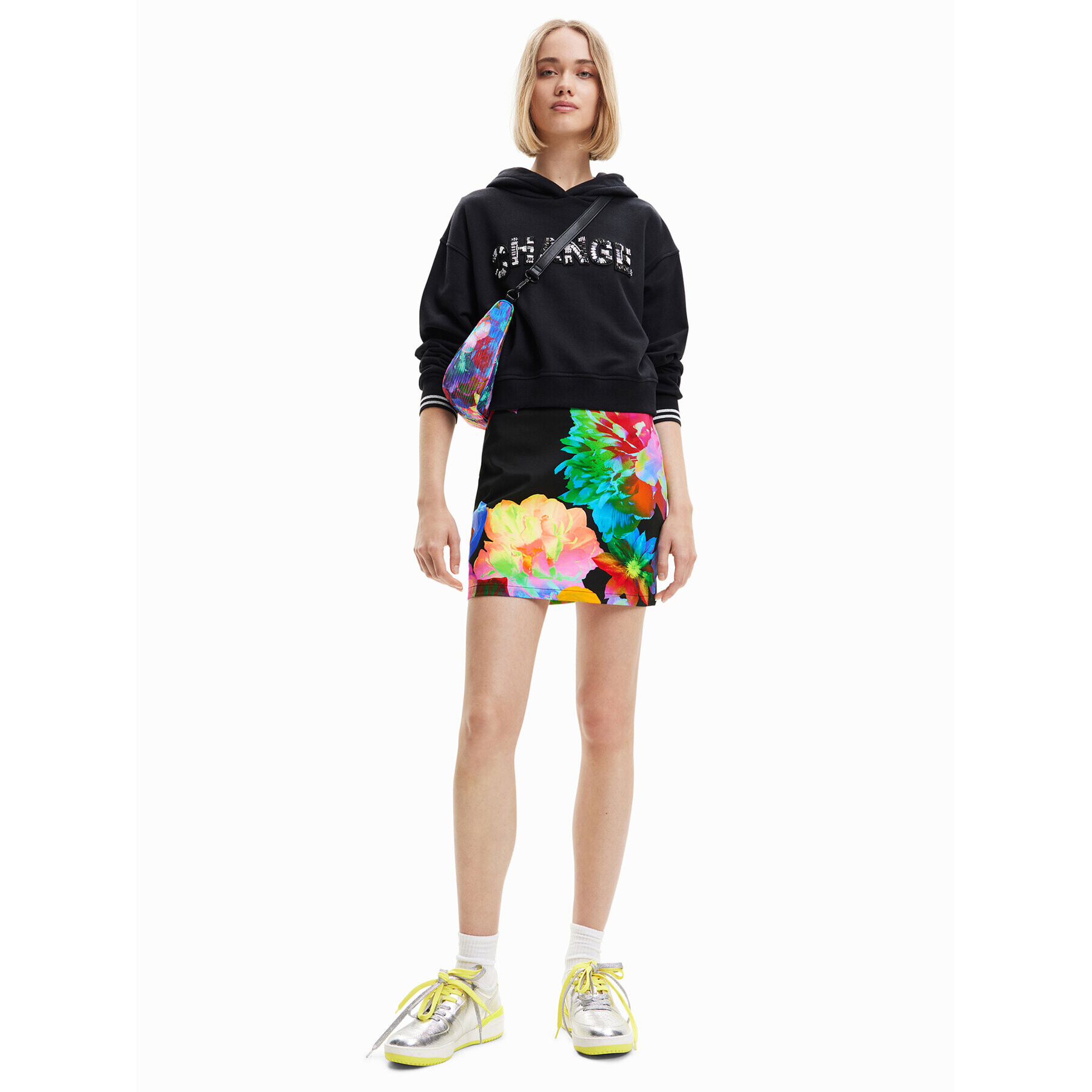 Desigual Mini sukně 23SWFW09 Barevná Slim Fit - Pepit.cz