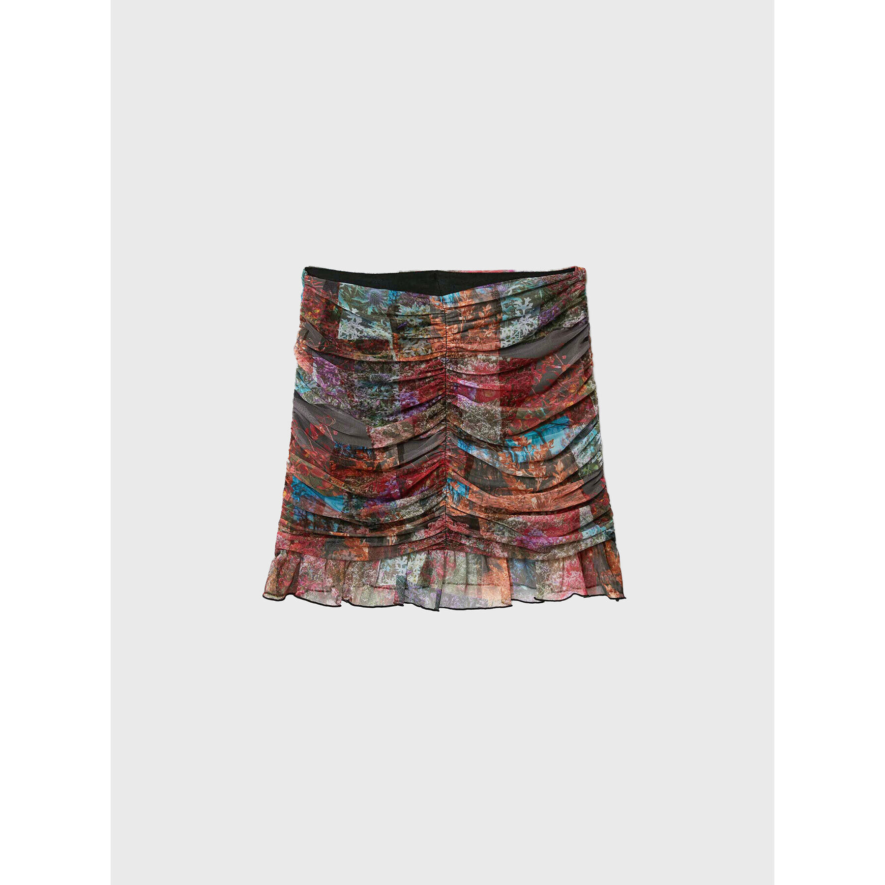 Desigual Mini sukně Bora 22WWFK03 Barevná Slim Fit - Pepit.cz