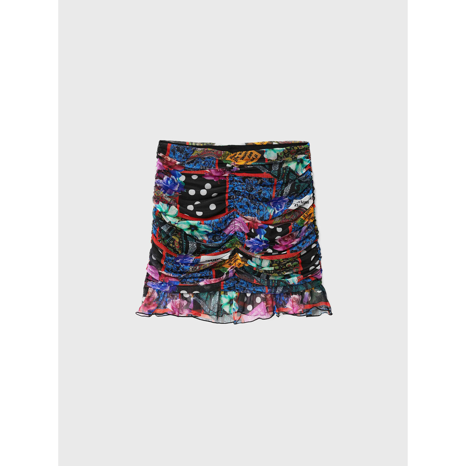 Desigual Mini sukně MONSIEUR CHRISTIAN LACROIX Party 22WWFK04 Barevná Slim Fit - Pepit.cz