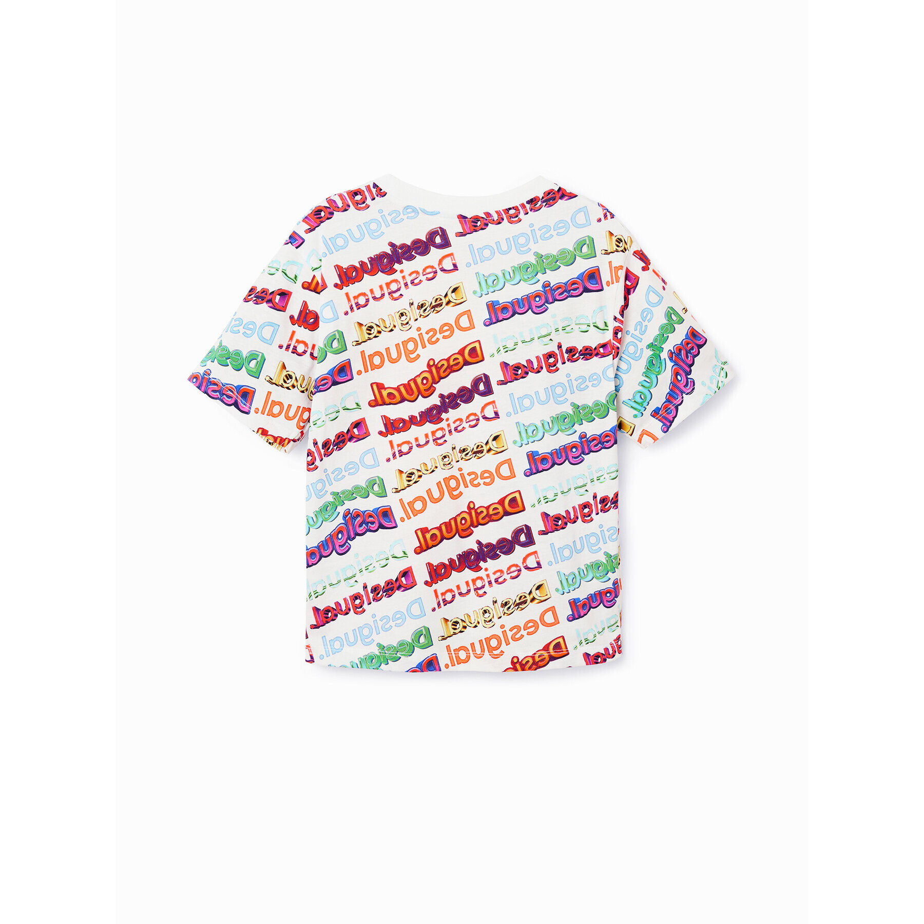 Desigual T-Shirt 23SBTK06 Barevná Regular Fit - Pepit.cz