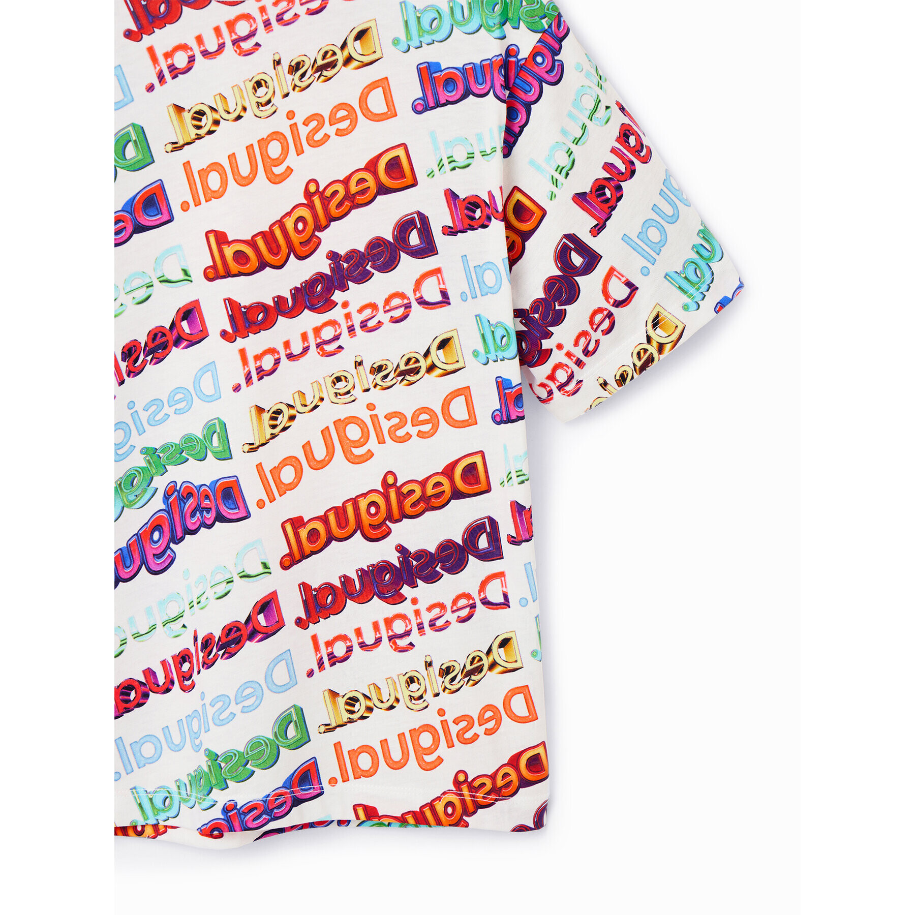 Desigual T-Shirt 23SBTK06 Barevná Regular Fit - Pepit.cz