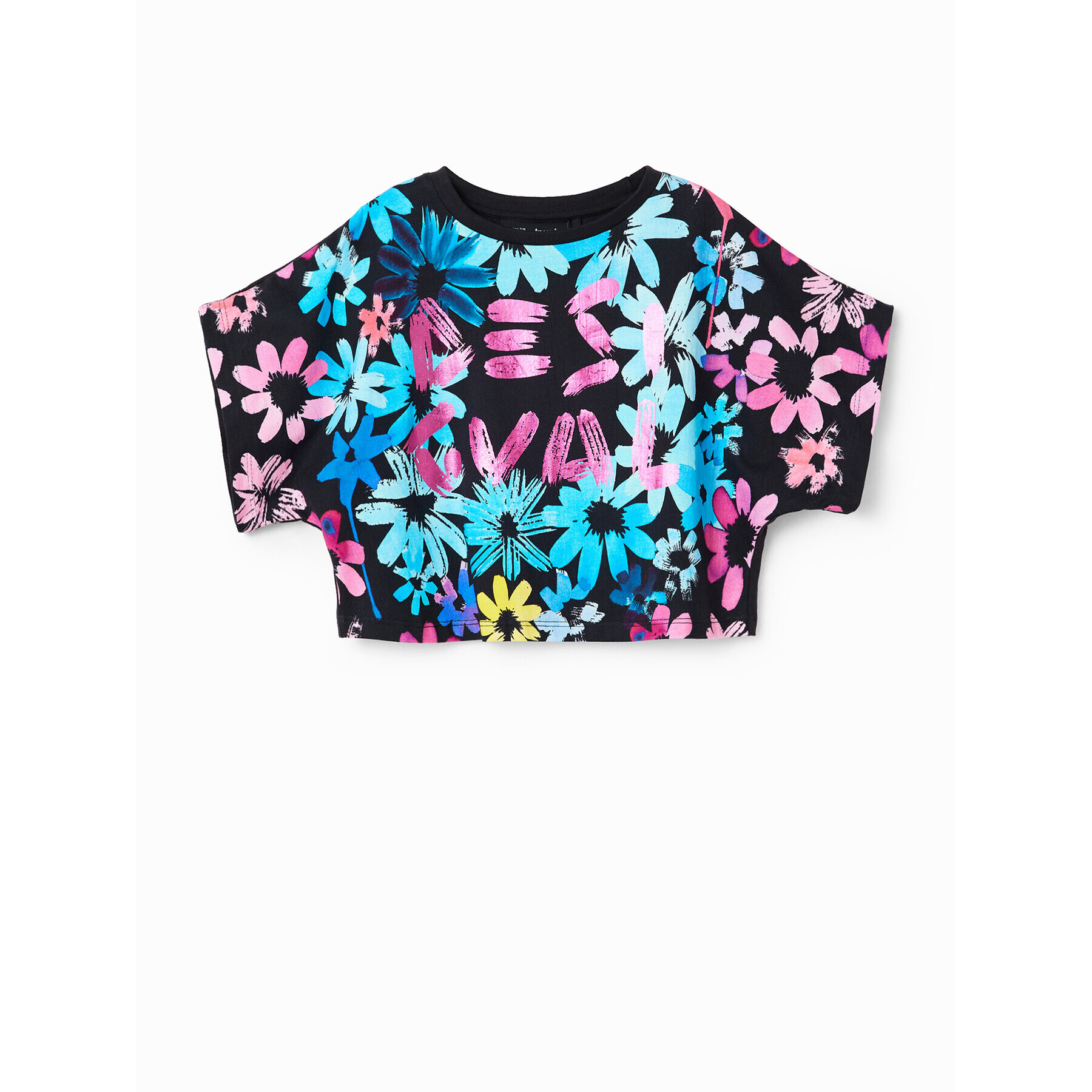 Desigual T-Shirt 23SGTK04 Barevná Straight Fit - Pepit.cz