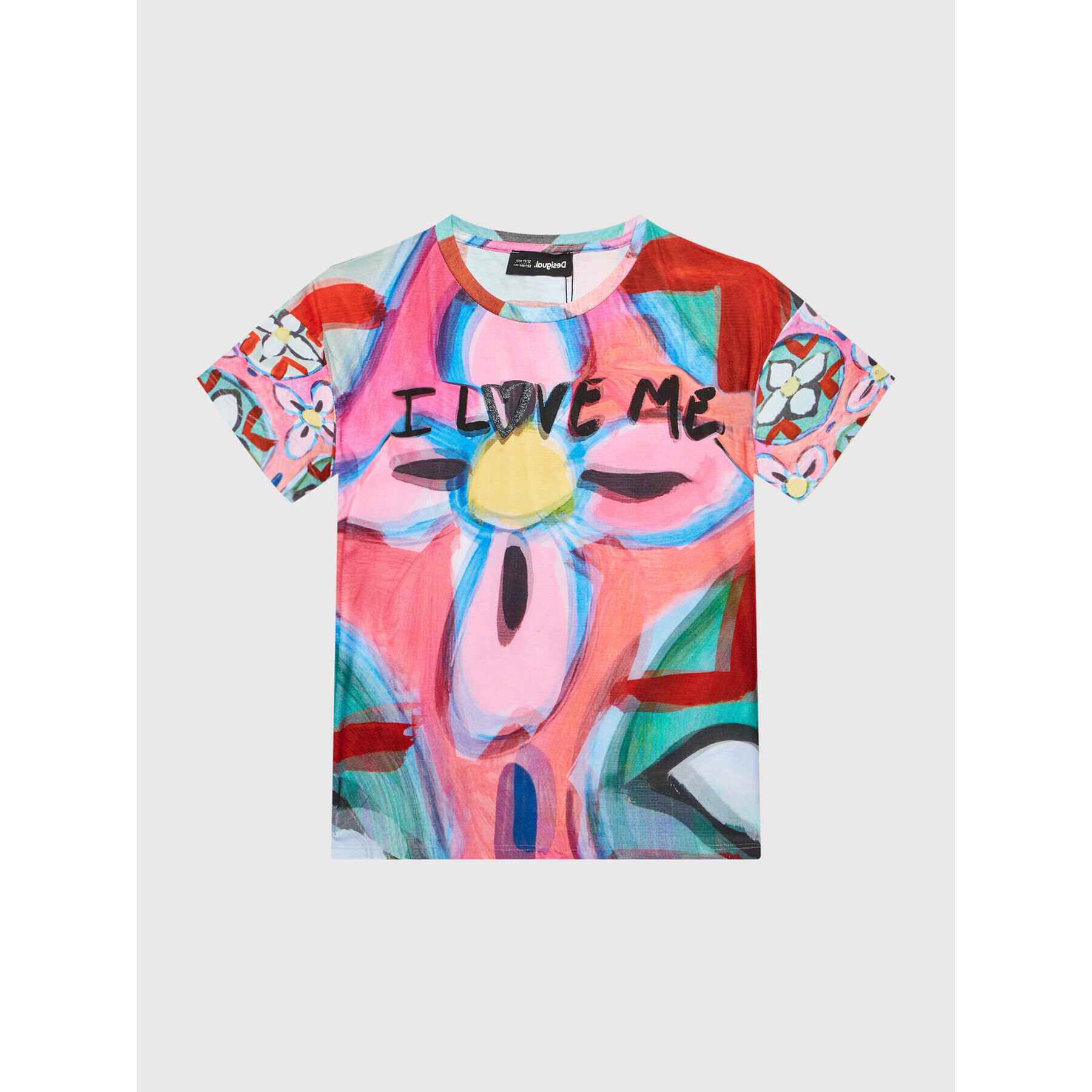 Desigual T-Shirt Cloe 22SGTK25 Barevná Regular Fit - Pepit.cz