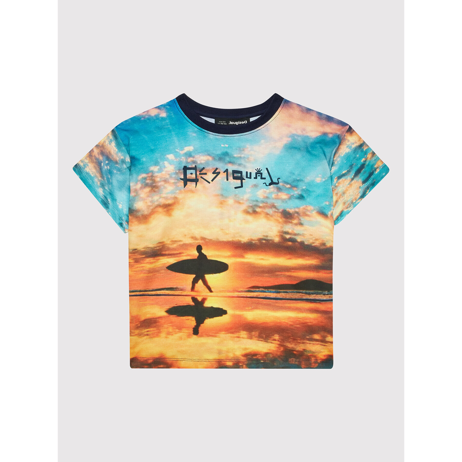 Desigual T-Shirt Melon 22SBTK09 Barevná Regular Fit - Pepit.cz