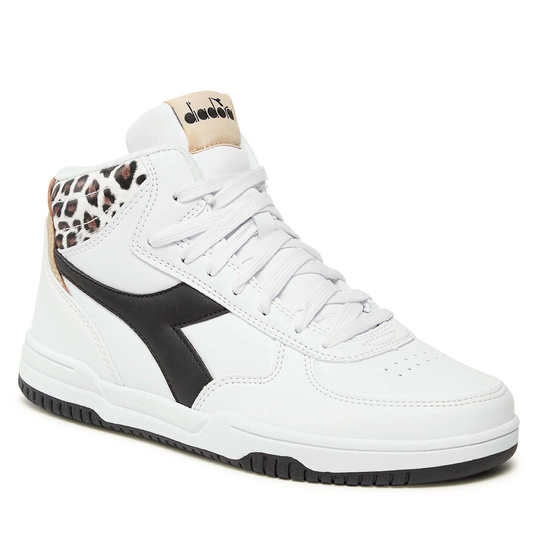 Diadora Sneakersy Raptor Mid Leopard WN 101.179740-C0351 Bílá - Pepit.cz