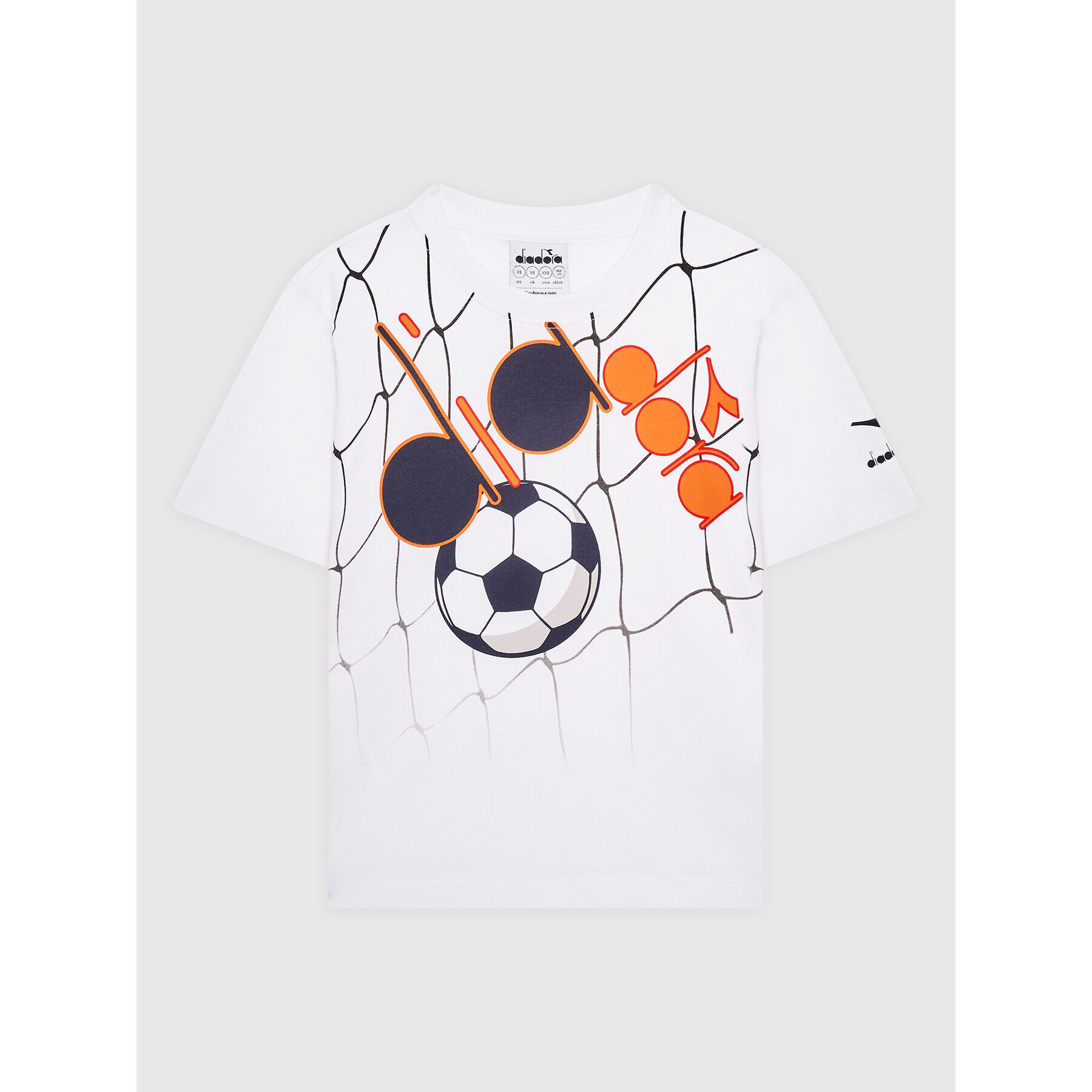 Diadora T-Shirt Fc 102.178248 Bílá Regular Fit - Pepit.cz