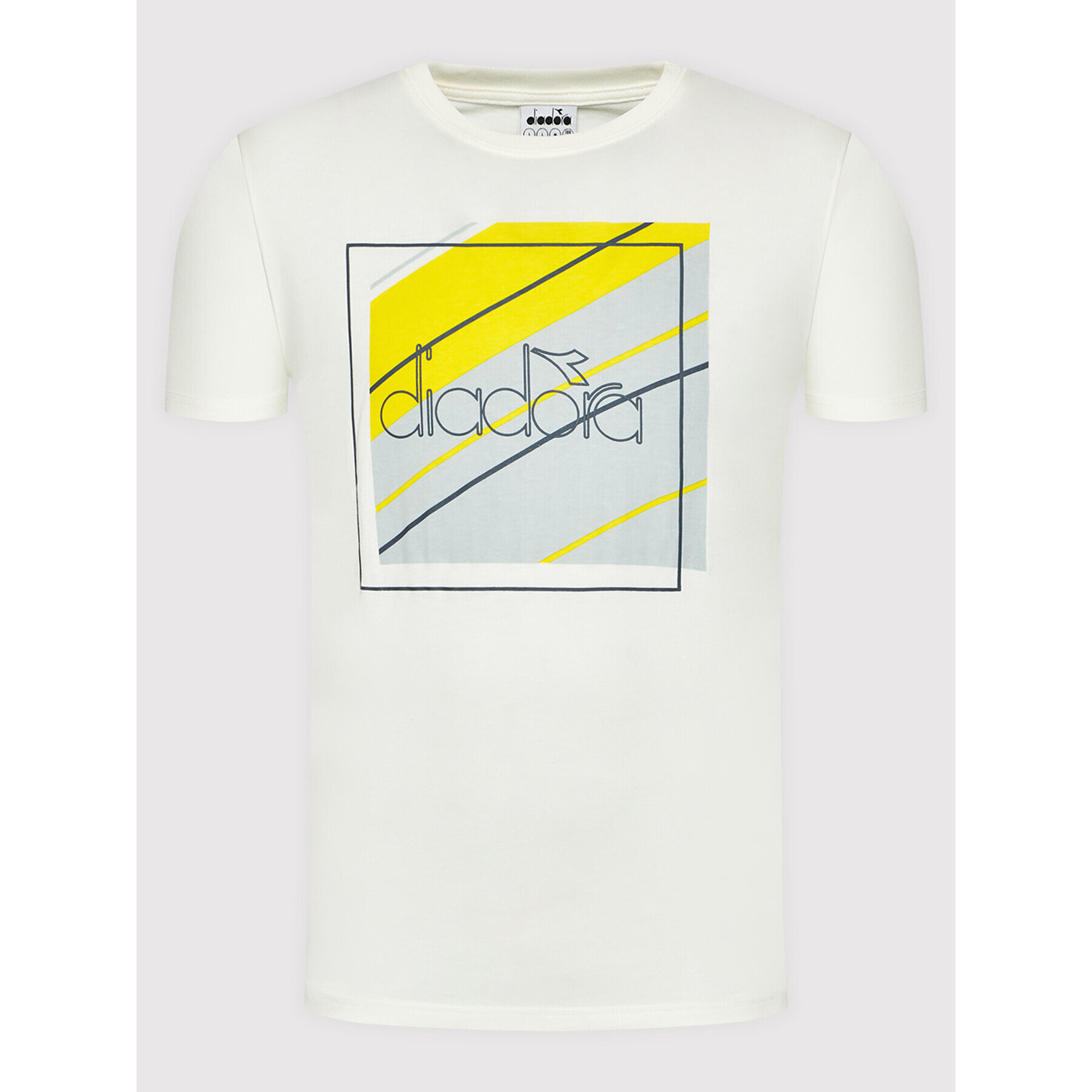 Diadora T-Shirt Palle Urbanity 502.177837 Bílá Regular Fit - Pepit.cz