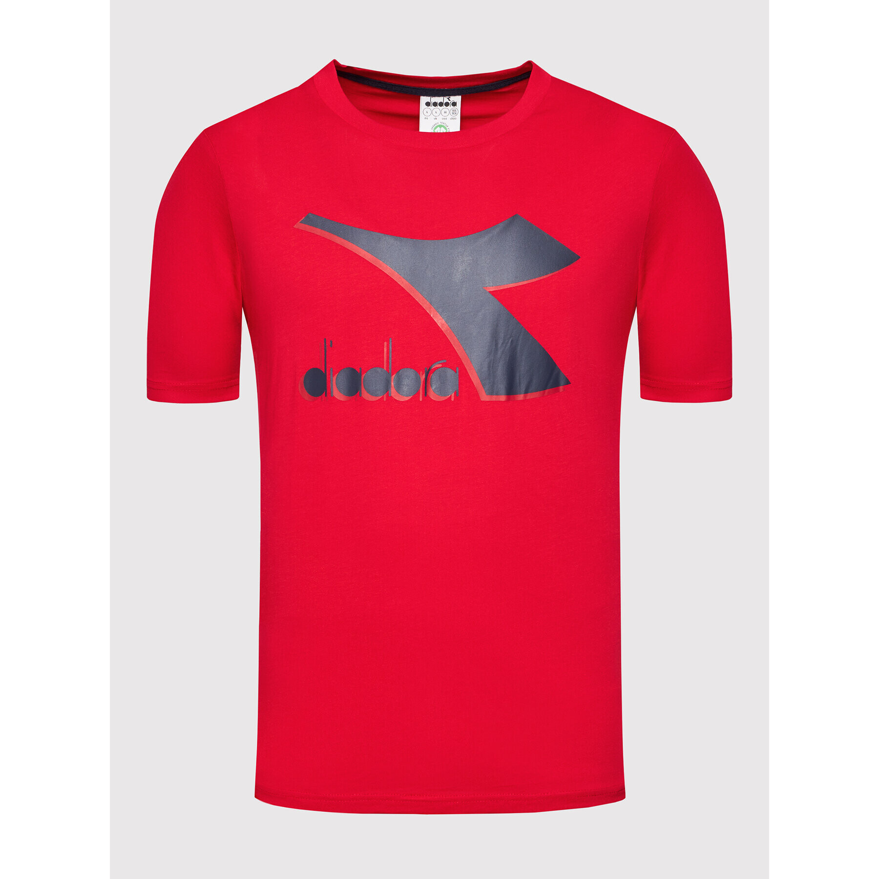 Diadora T-Shirt Shield 102.177748 Červená Regular Fit - Pepit.cz