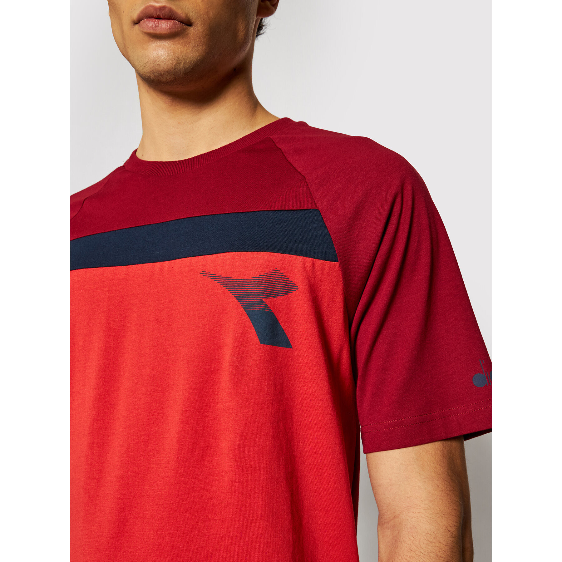 Diadora T-Shirt Ss Club 102.177063 Červená Regular Fit - Pepit.cz