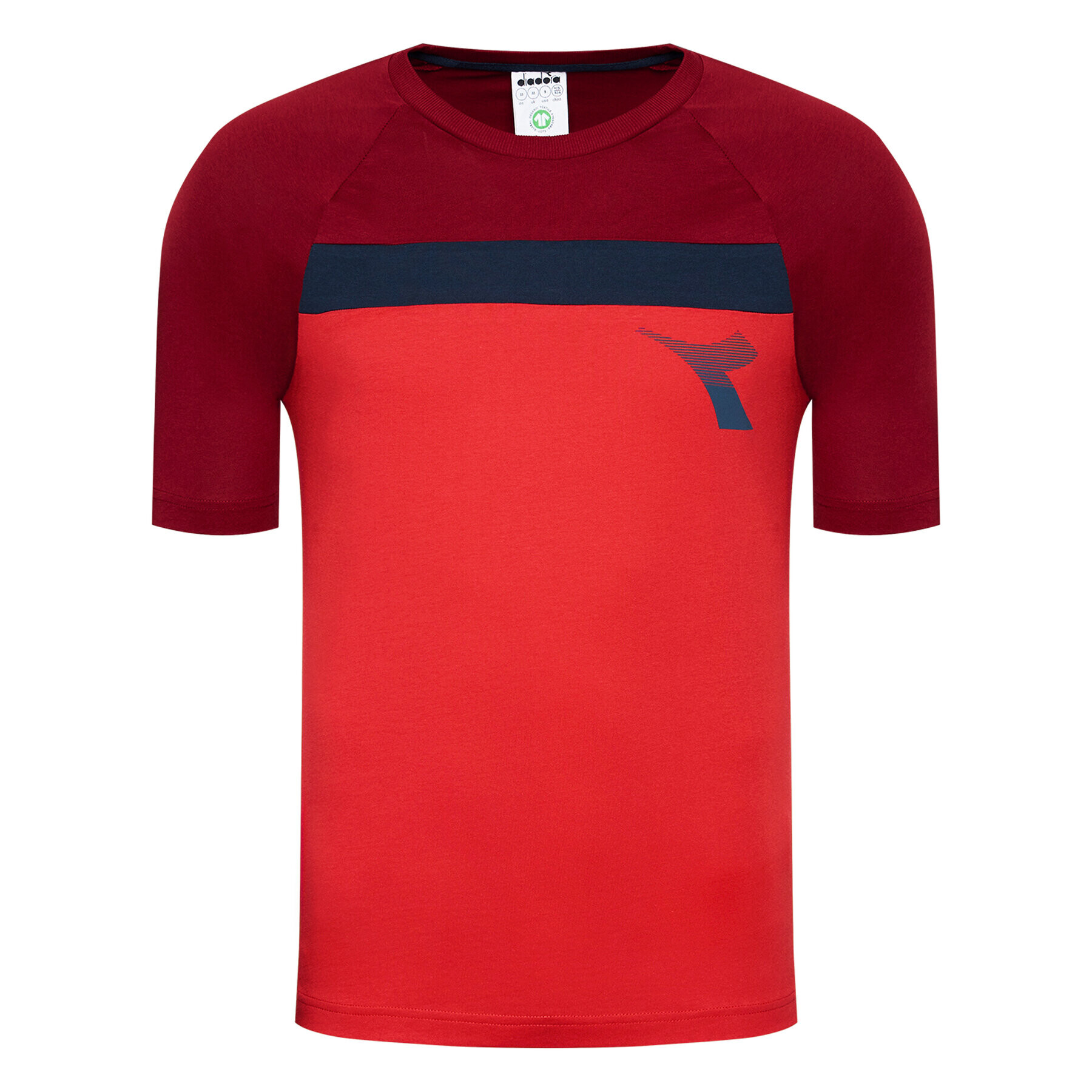 Diadora T-Shirt Ss Club 102.177063 Červená Regular Fit - Pepit.cz