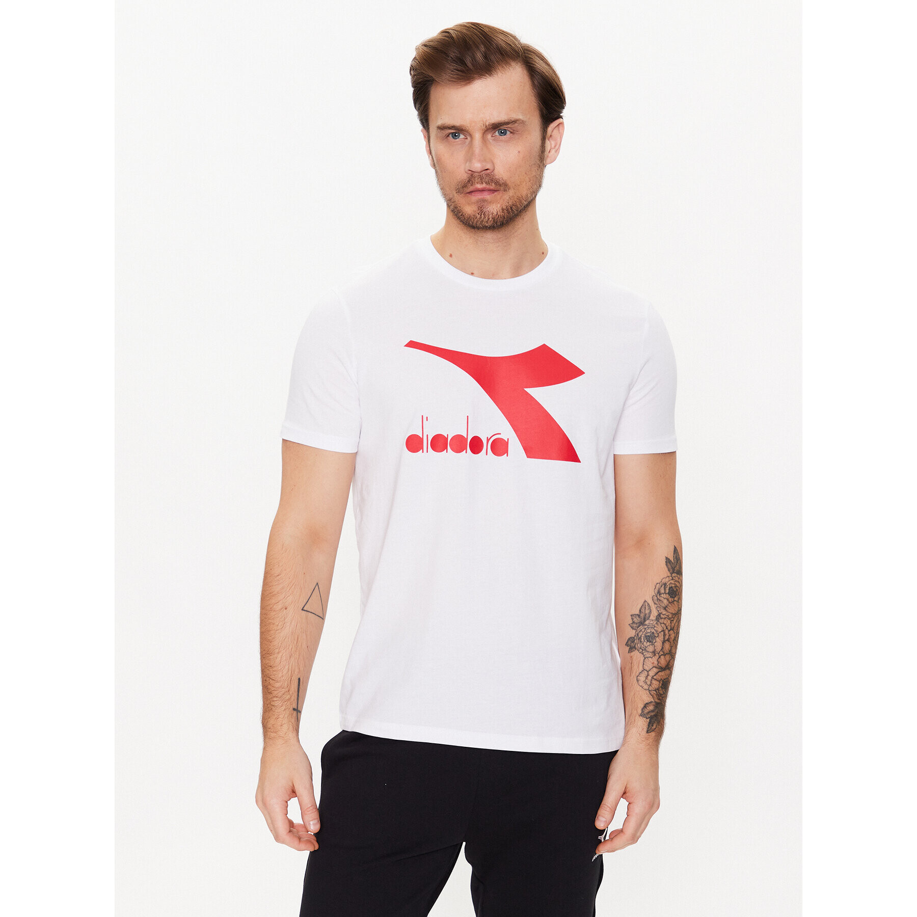 Diadora T-Shirt Ss Core 102.179759 Bílá Regular Fit - Pepit.cz