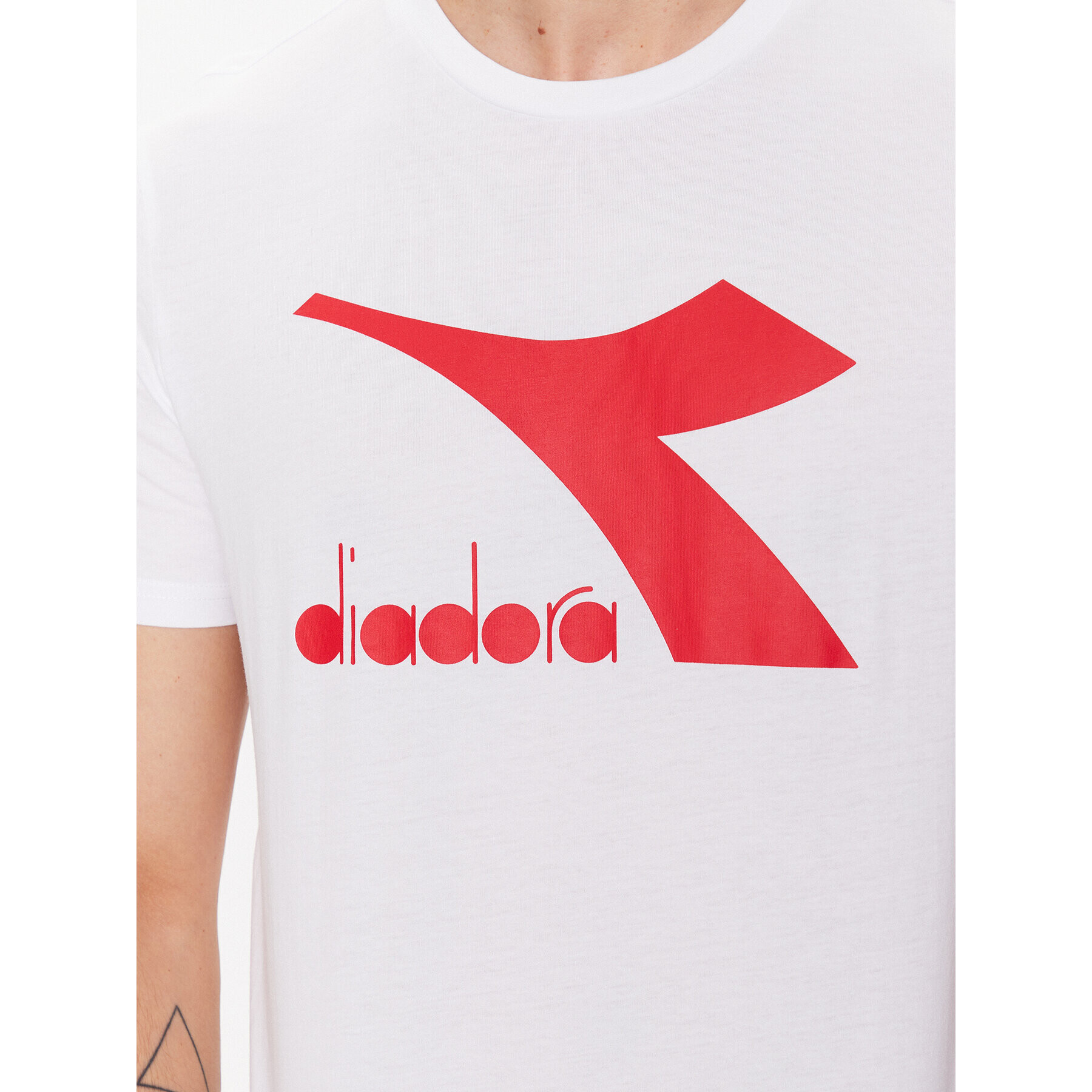 Diadora T-Shirt Ss Core 102.179759 Bílá Regular Fit - Pepit.cz