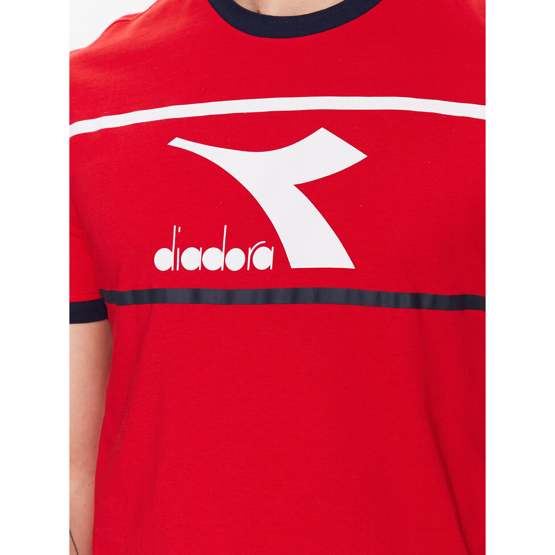 Diadora T-Shirt Ss Slam 102.179298 Červená Regular Fit - Pepit.cz