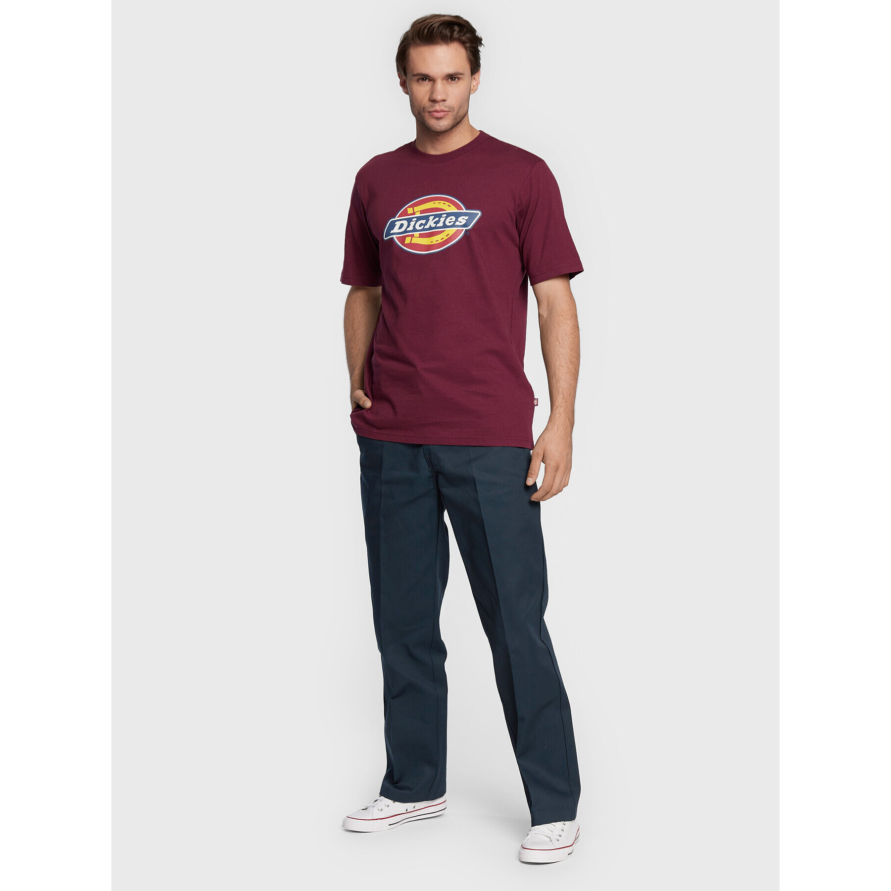 Dickies Kalhoty z materiálu 874 Work DK0A4XK6DNX Tmavomodrá Original Fit - Pepit.cz